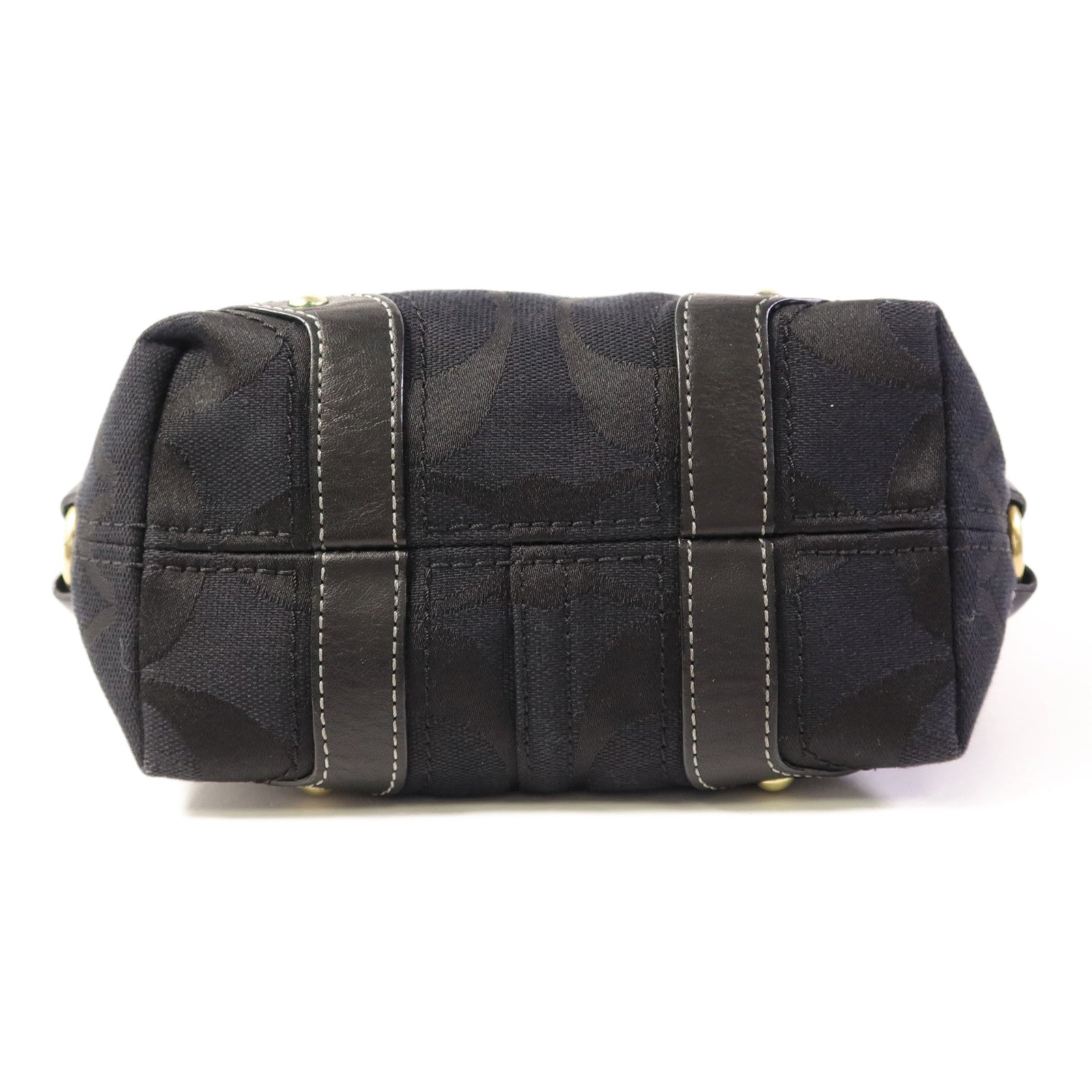 COACH 帆布Hand Bag金扣手拿包