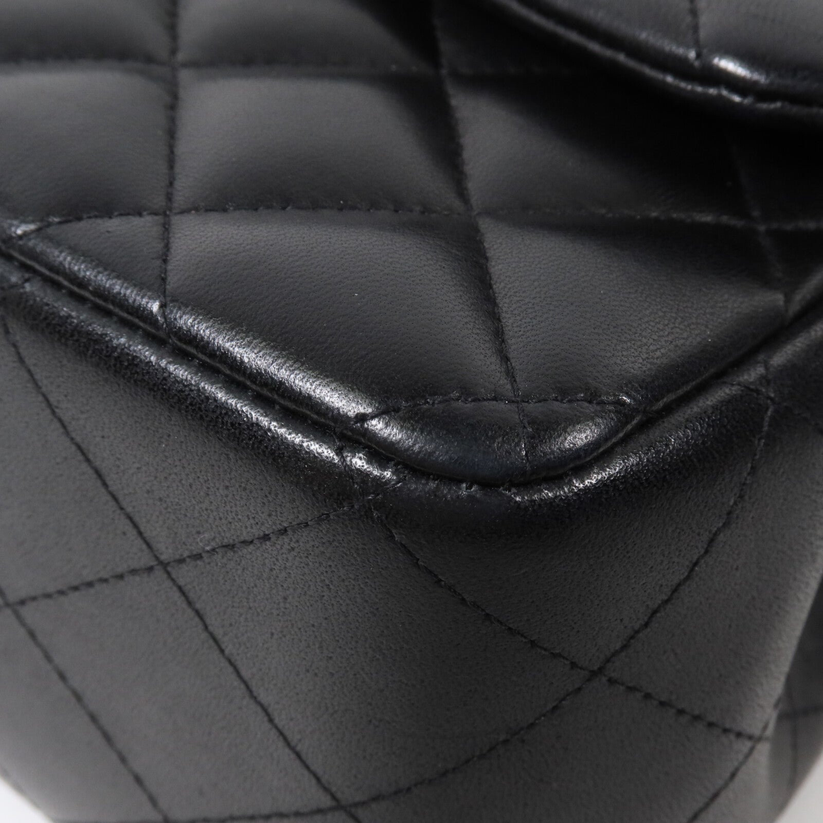 CHANEL 羊皮皮革Large Classic鏈帶肩背袋