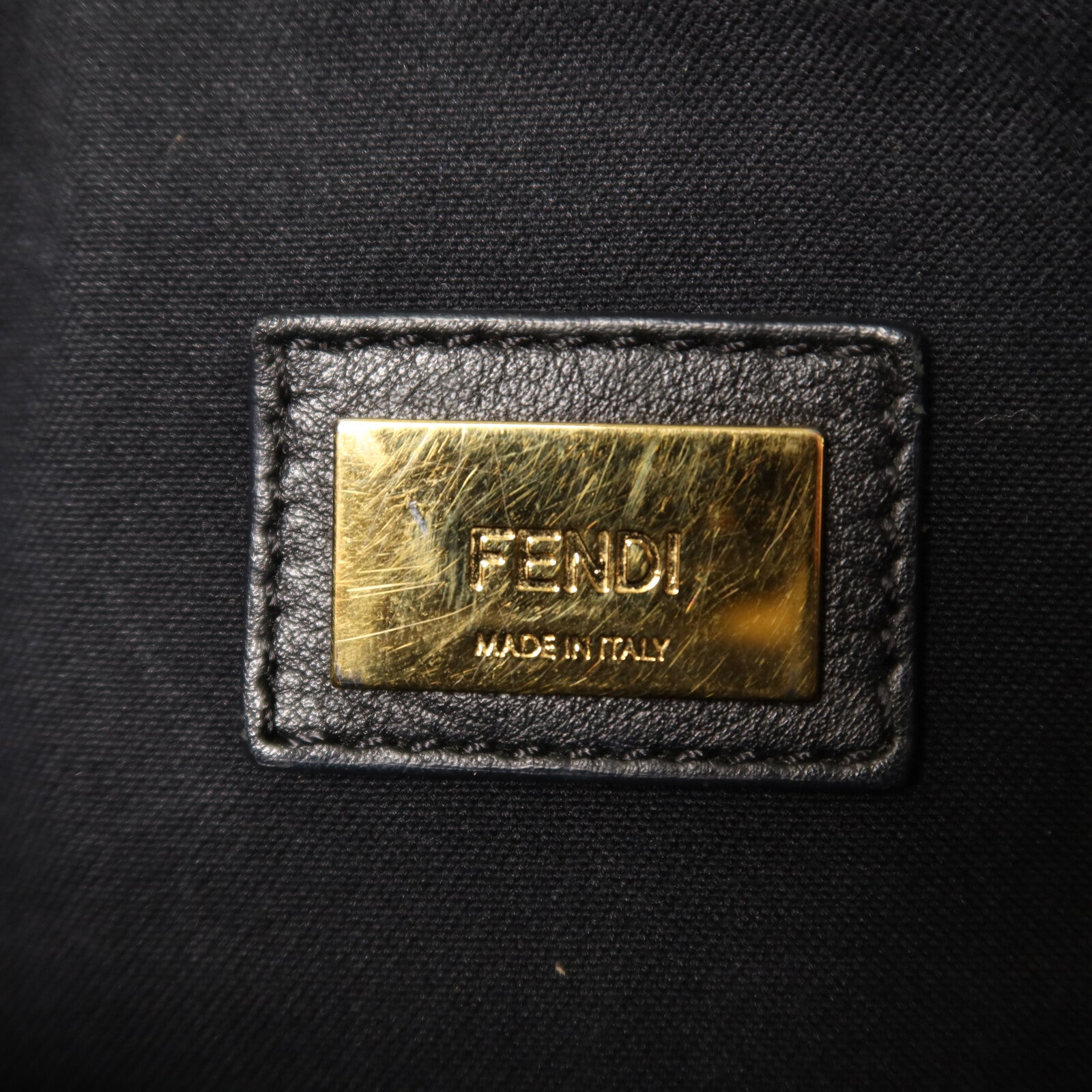 FENDI 牛皮皮革3 Baguette Squared鏈帶手挽肩背兩用袋