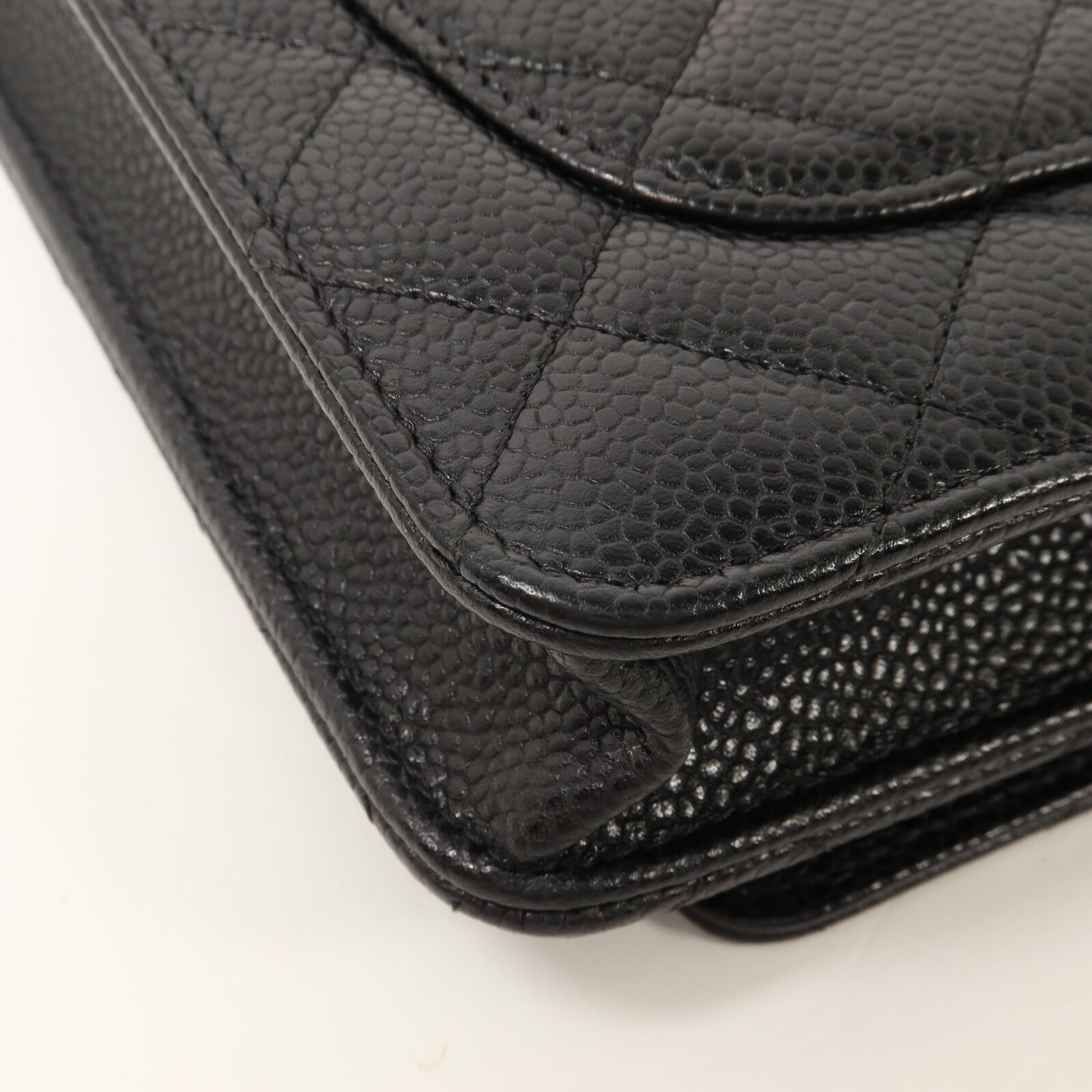 CHANEL 牛皮皮革WOC Wallet On Chain鏈帶肩背袋