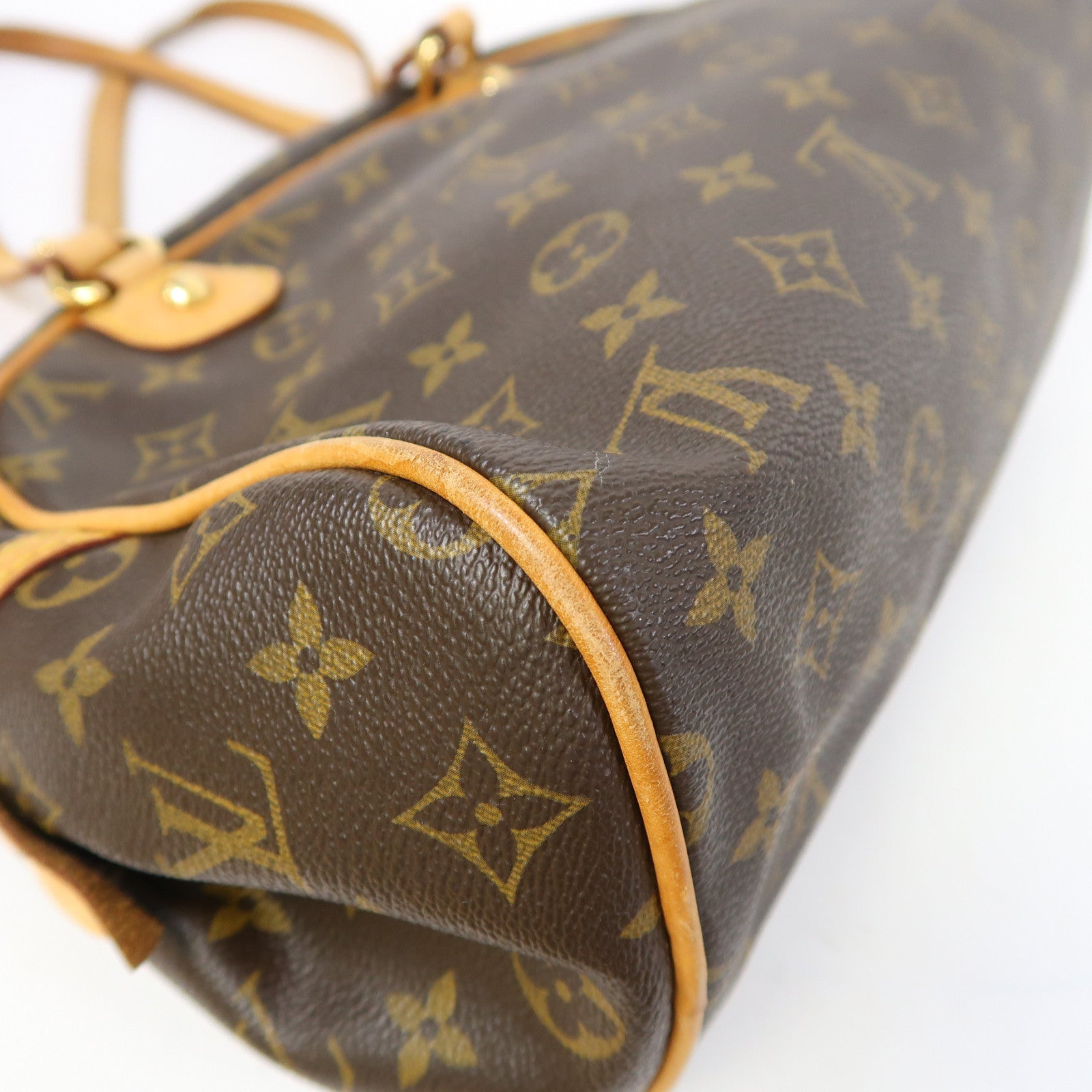 LOUIS VUITTON 【激減優惠】Monogram Montorgueil GM金扣肩背袋啡色