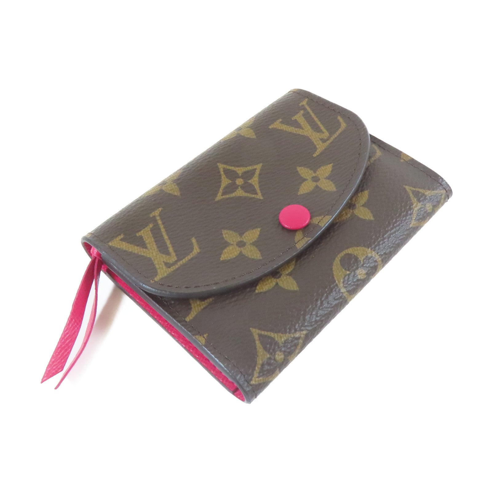 LOUIS VUITTON Monogram Rosalie Coin Purse金扣零錢包啡色