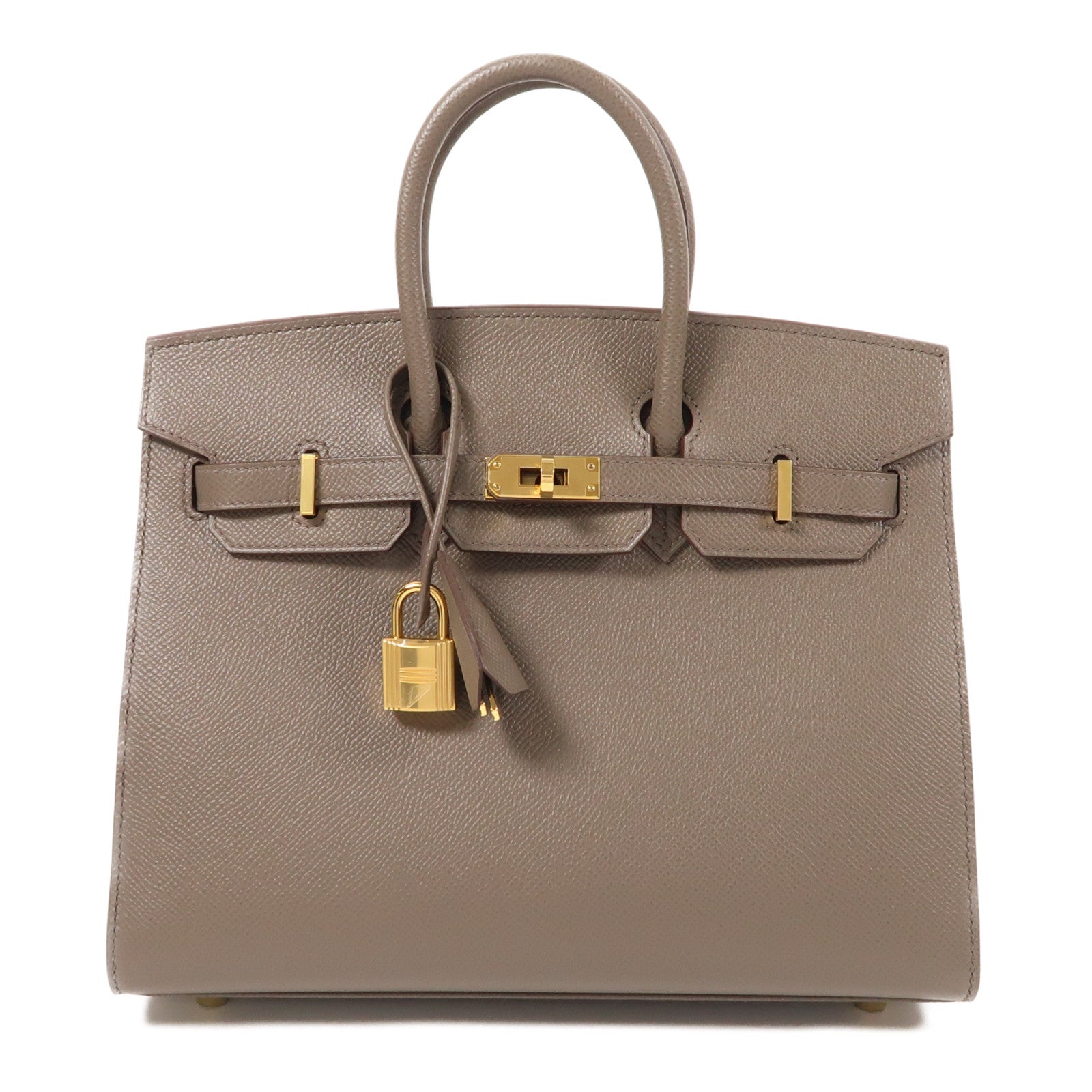 HERMES Epsom皮革Birkin 25金扣手挽袋