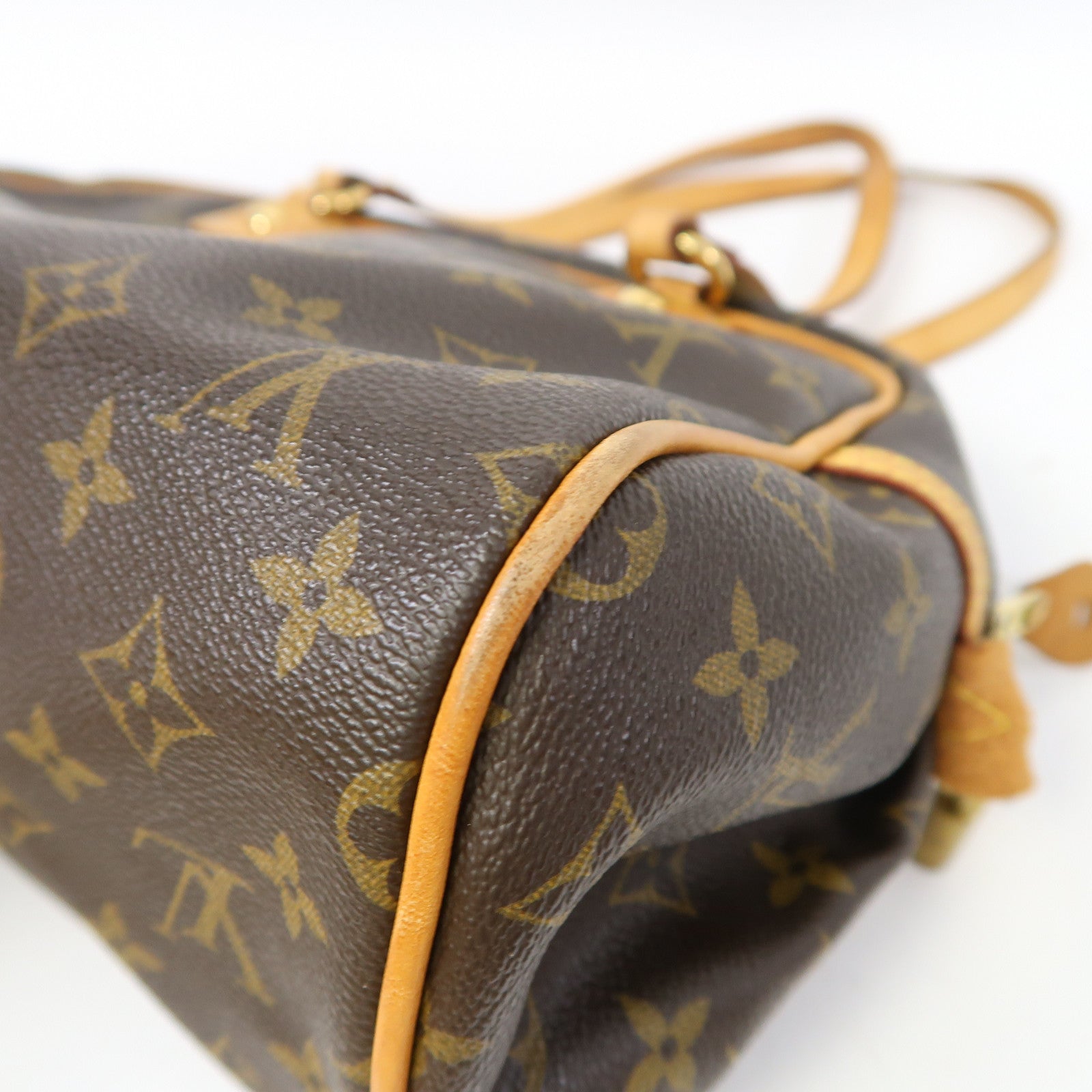 LOUIS VUITTON 【激減優惠】Monogram Montorgueil GM金扣肩背袋啡色