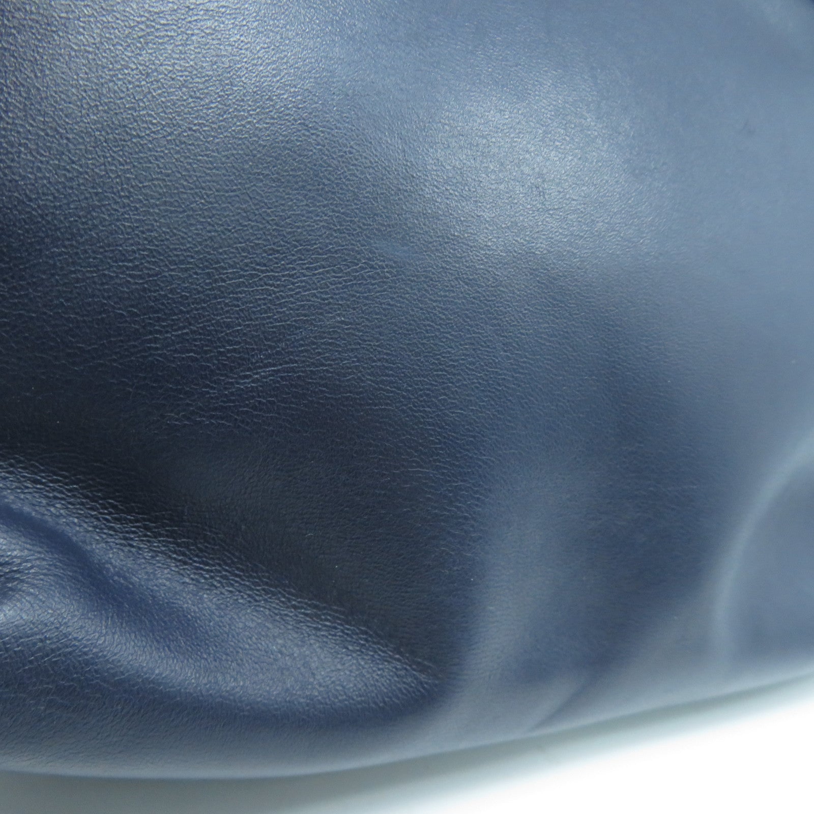 LOEWE 【激減優惠】牛皮皮革Shoulder Bag銀扣肩背袋深藍色