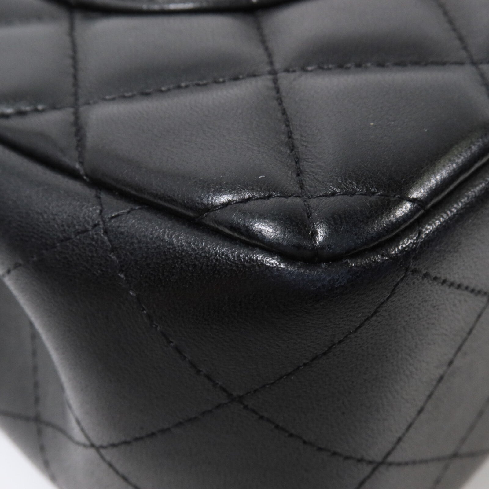 CHANEL 羊皮皮革Large Classic鏈帶肩背袋