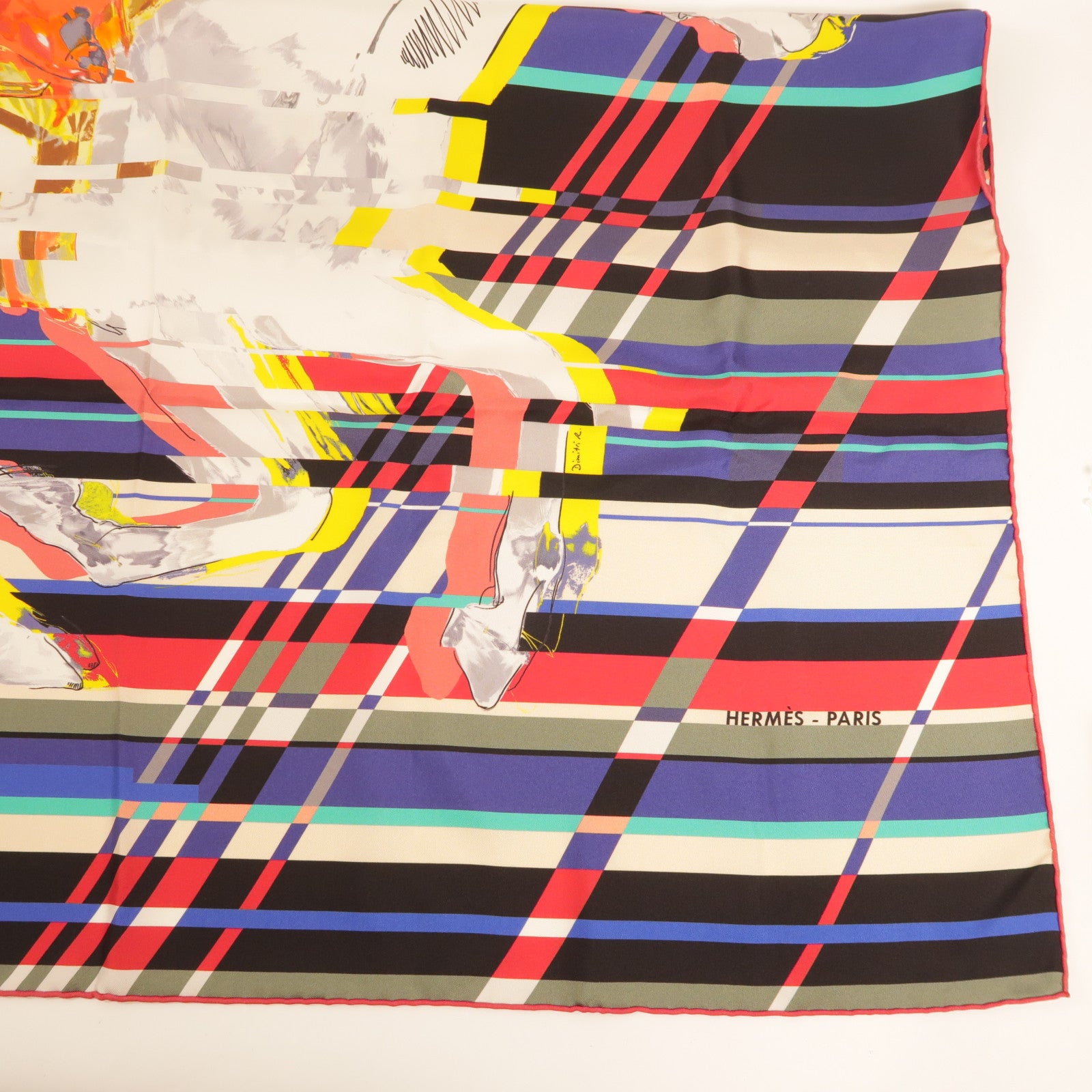 HERMES 絲質Scarf 90X90絲巾