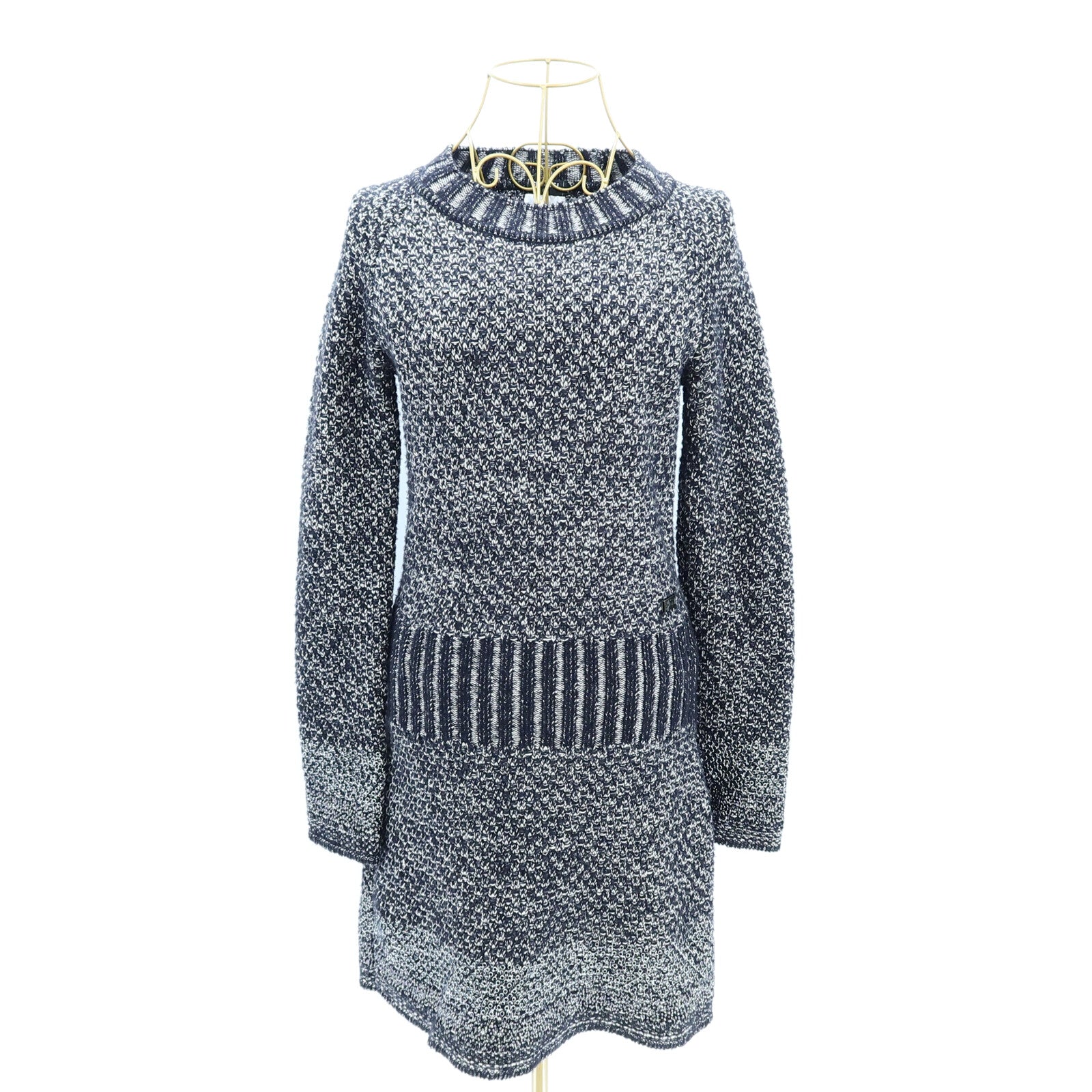 CHANEL Silk/Cashmere Knit Dress連身裙