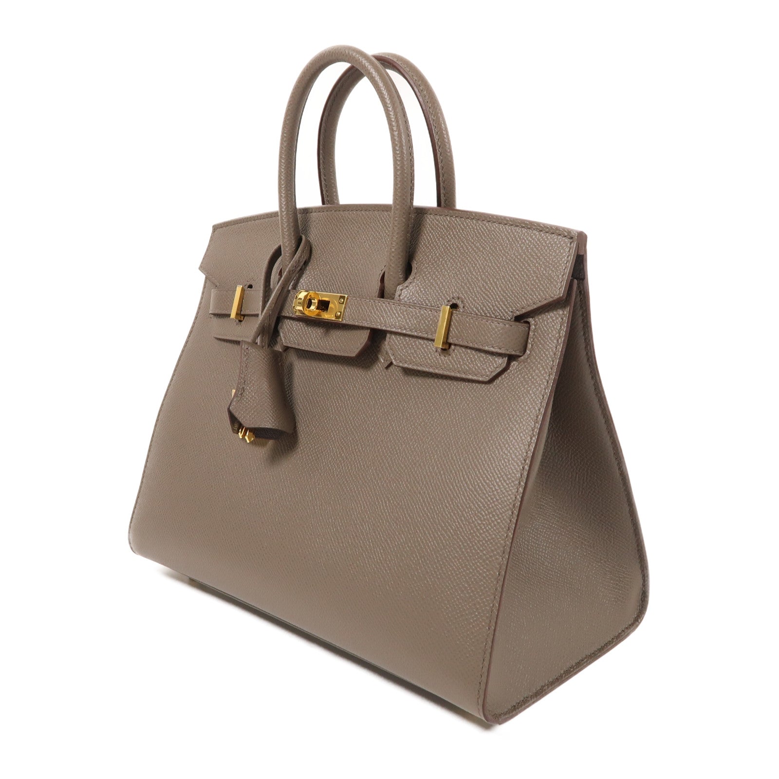 HERMES Epsom皮革Birkin 25金扣手挽袋