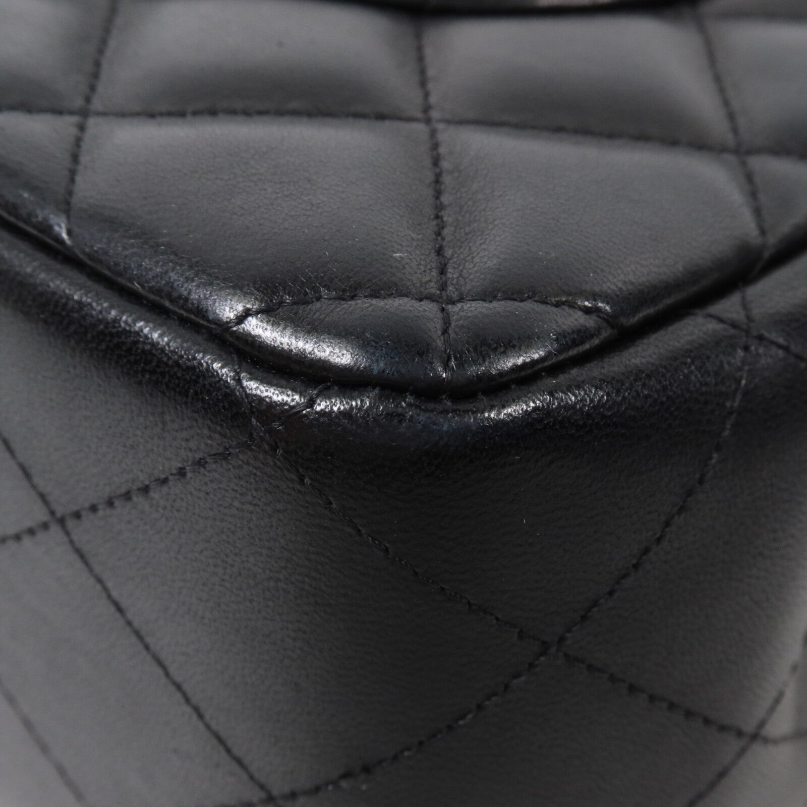 CHANEL 羊皮皮革Large Classic鏈帶肩背袋