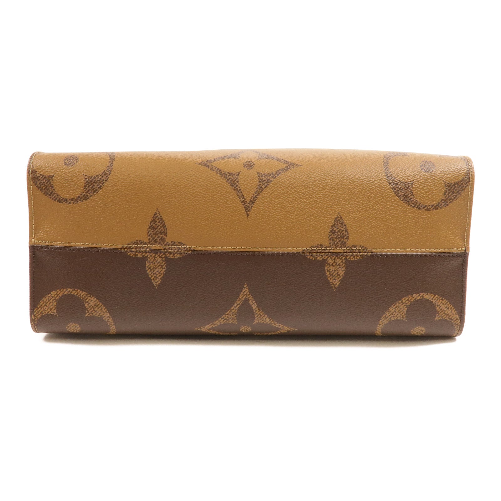 LOUIS VUITTON Monogram Giant On The Go MM金扣手挽肩背兩用袋