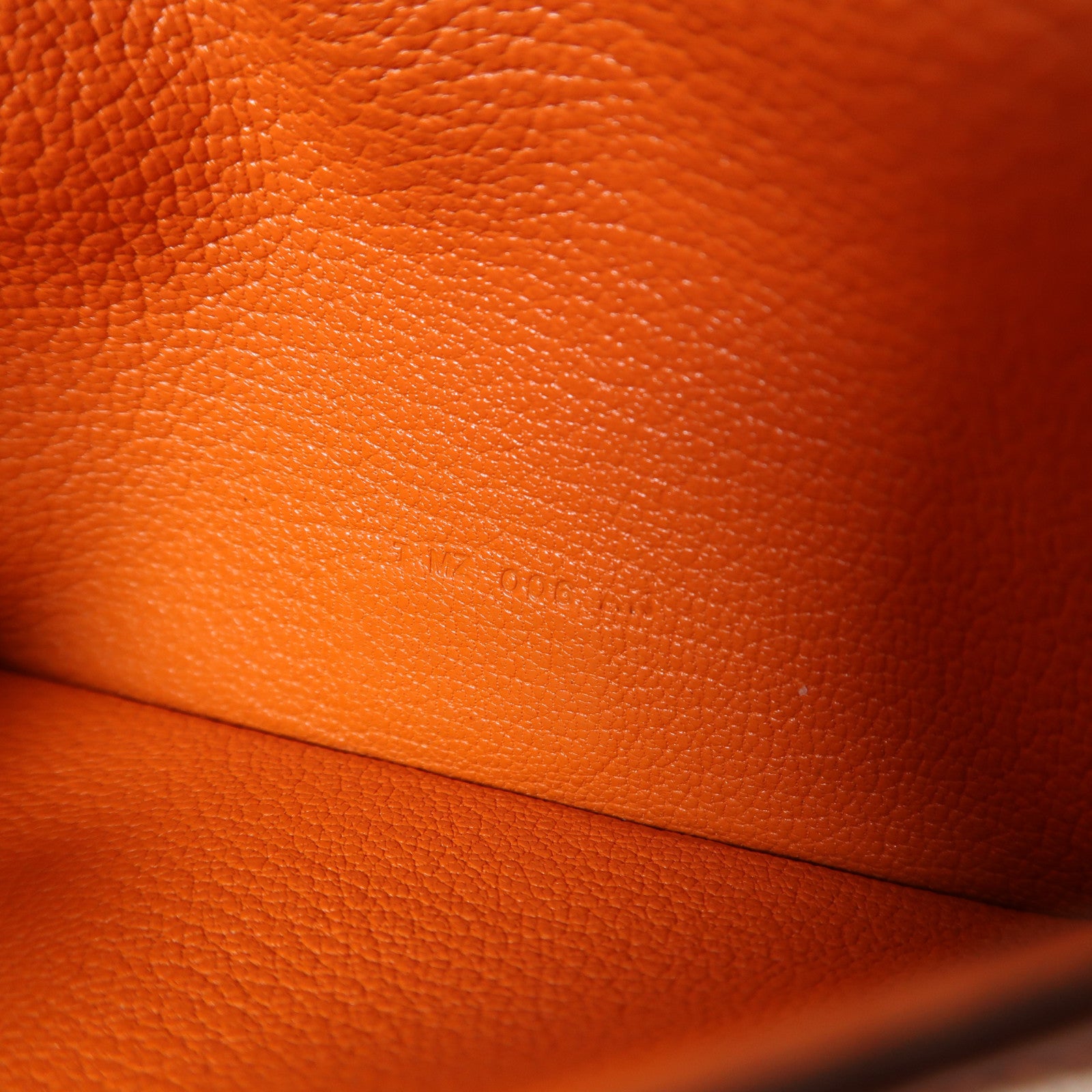 HERMES Chevre皮革Bean Long Wallet銀扣長錢包