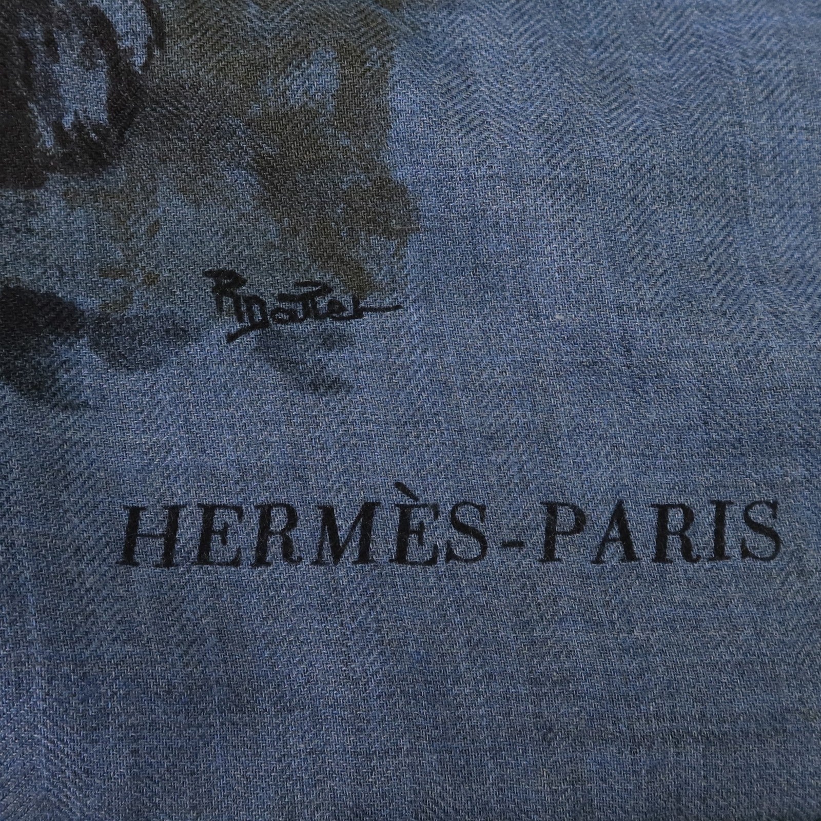 HERMES 羊絨/絲質Scarf 140x140圍巾