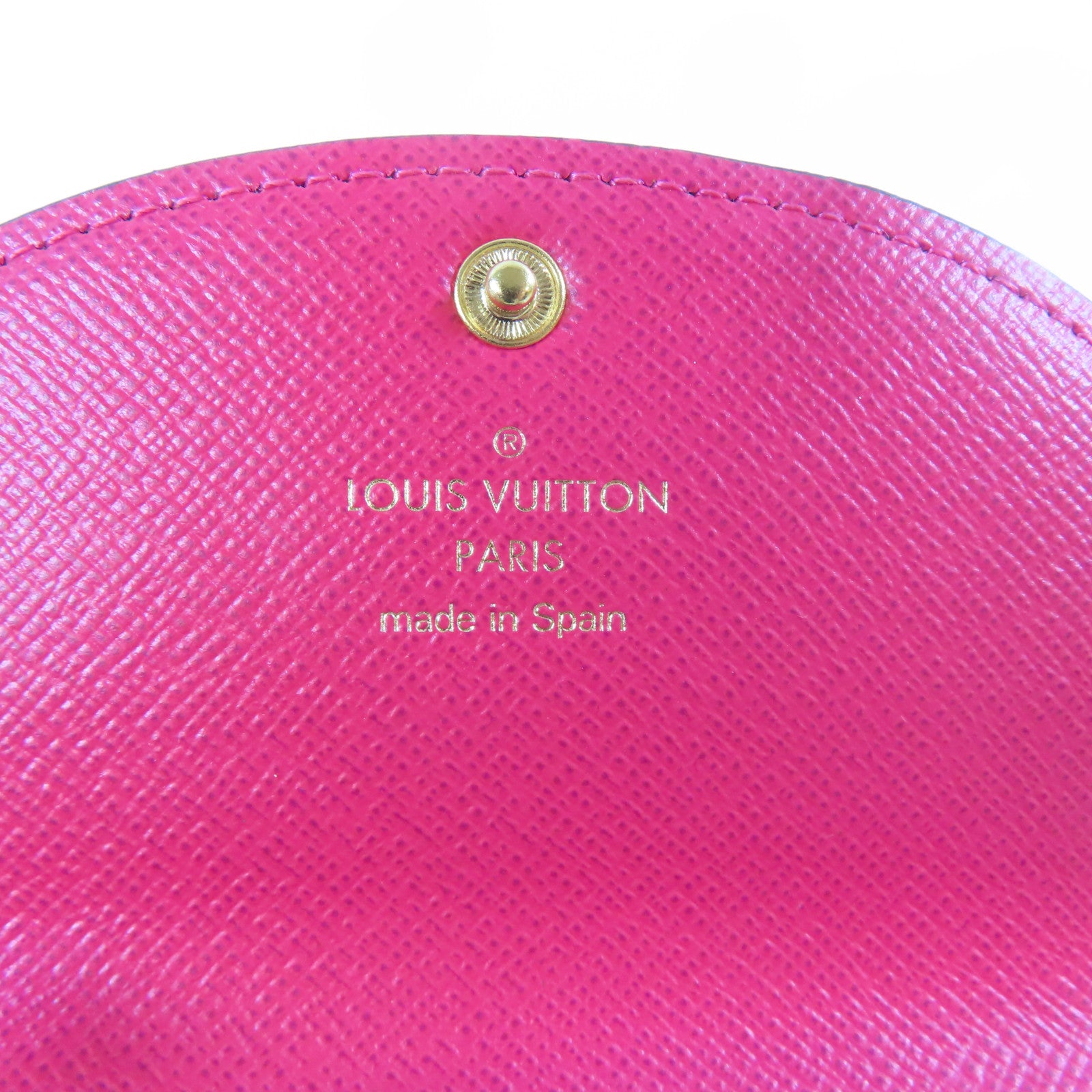LOUIS VUITTON Monogram Rosalie Coin Purse金扣零錢包啡色