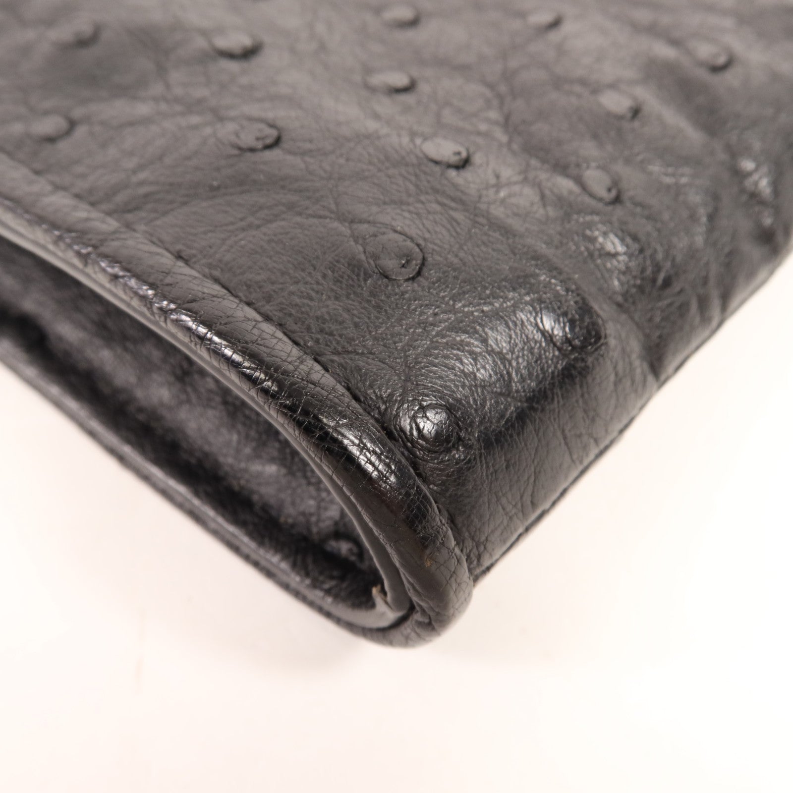 BOTTEGA VENETA 鴕鳥皮革Clutch手拿包