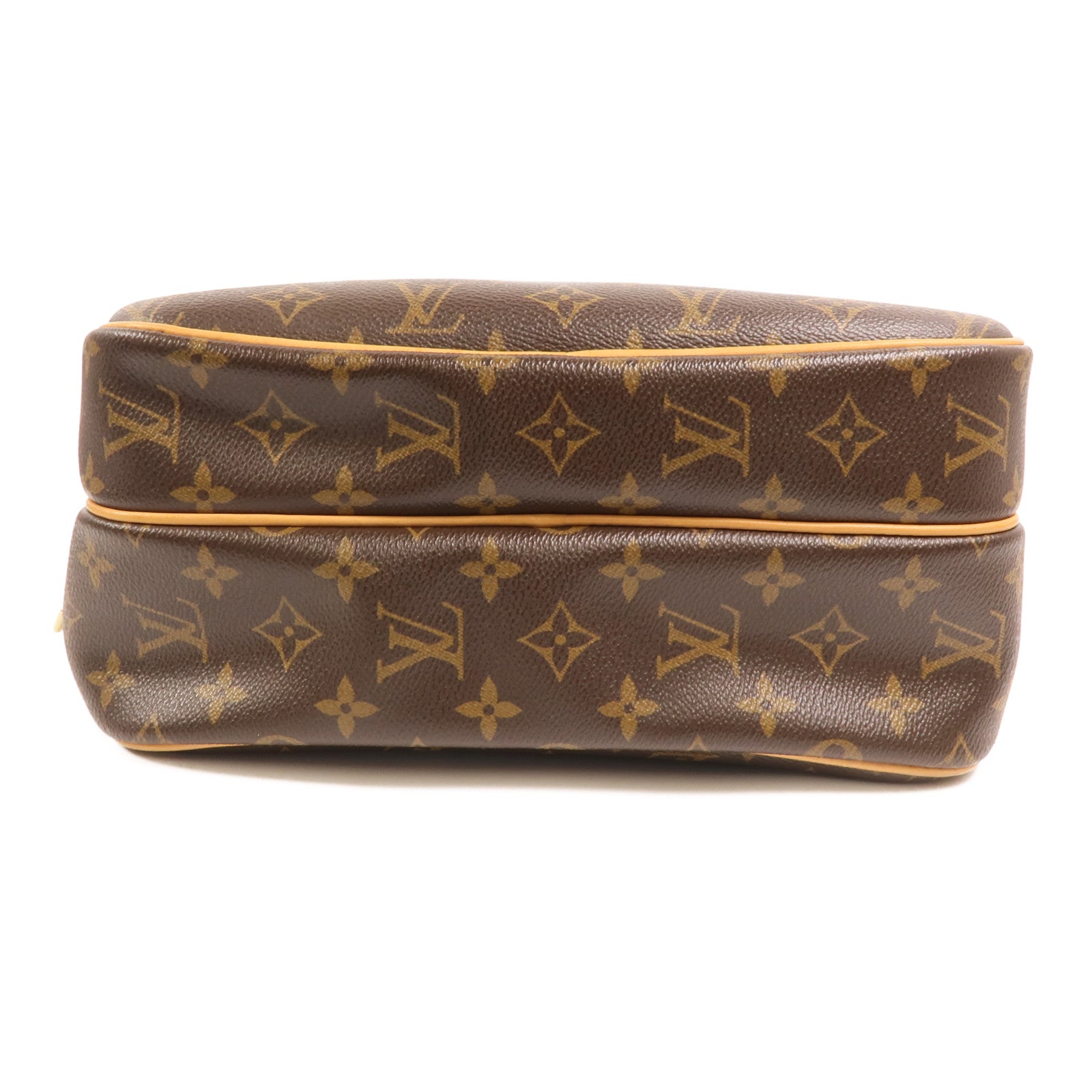 LOUIS VUITTON Monogram Reporter PM金扣肩背袋