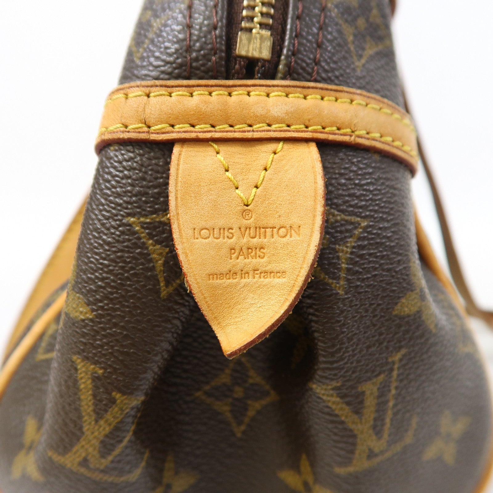 LOUIS VUITTON 【激減優惠】Monogram Montorgueil GM金扣肩背袋啡色