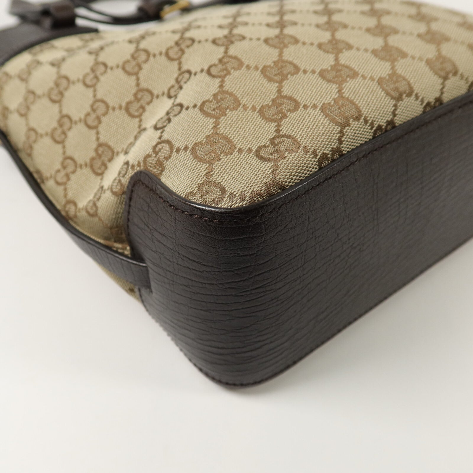 GUCCI 帆布/牛皮皮革Tote Bag手挽袋