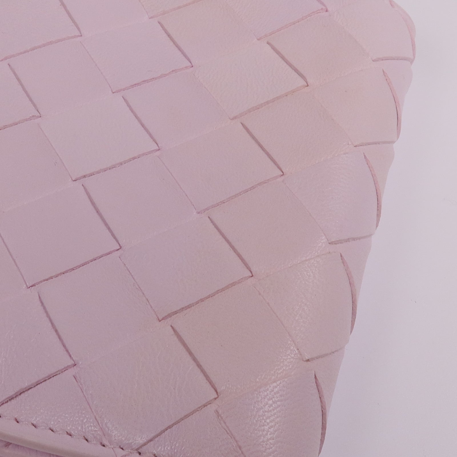BOTTEGA VENETA 羊皮皮革Card Case with strap金扣卡片套