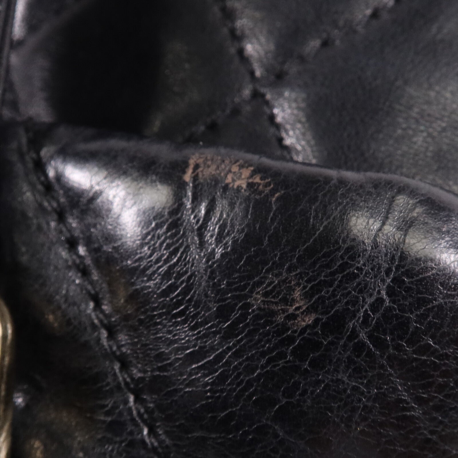 CHANEL 牛皮皮革Tote Bag金扣鏈帶肩背袋