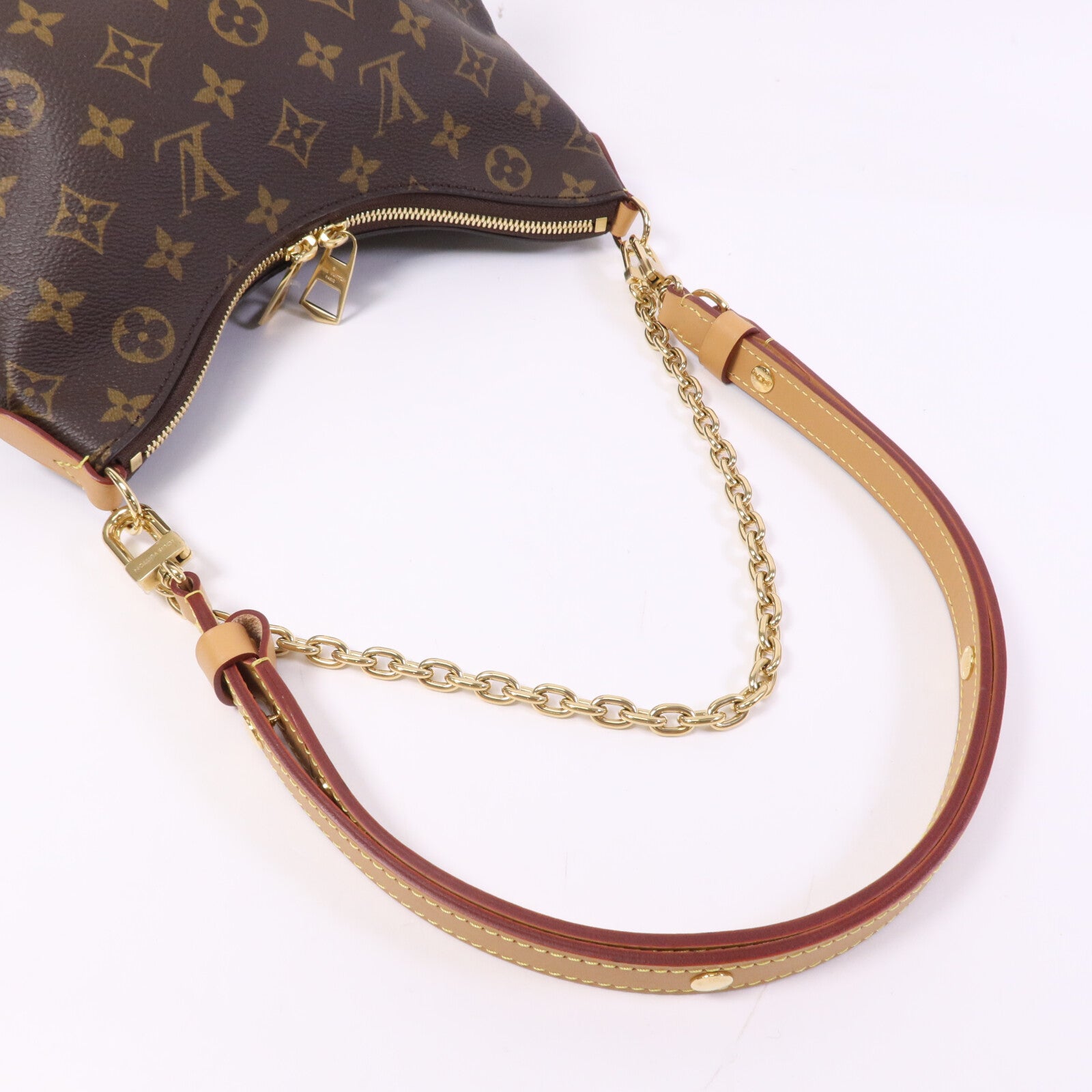 LOUIS VUITTON Monogram Boulogne PM金扣手挽肩背兩用袋