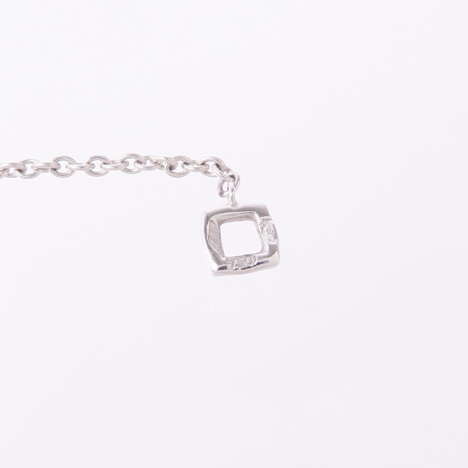 LOUIS VUITTON 18K白金Empreinte Pendant項鍊