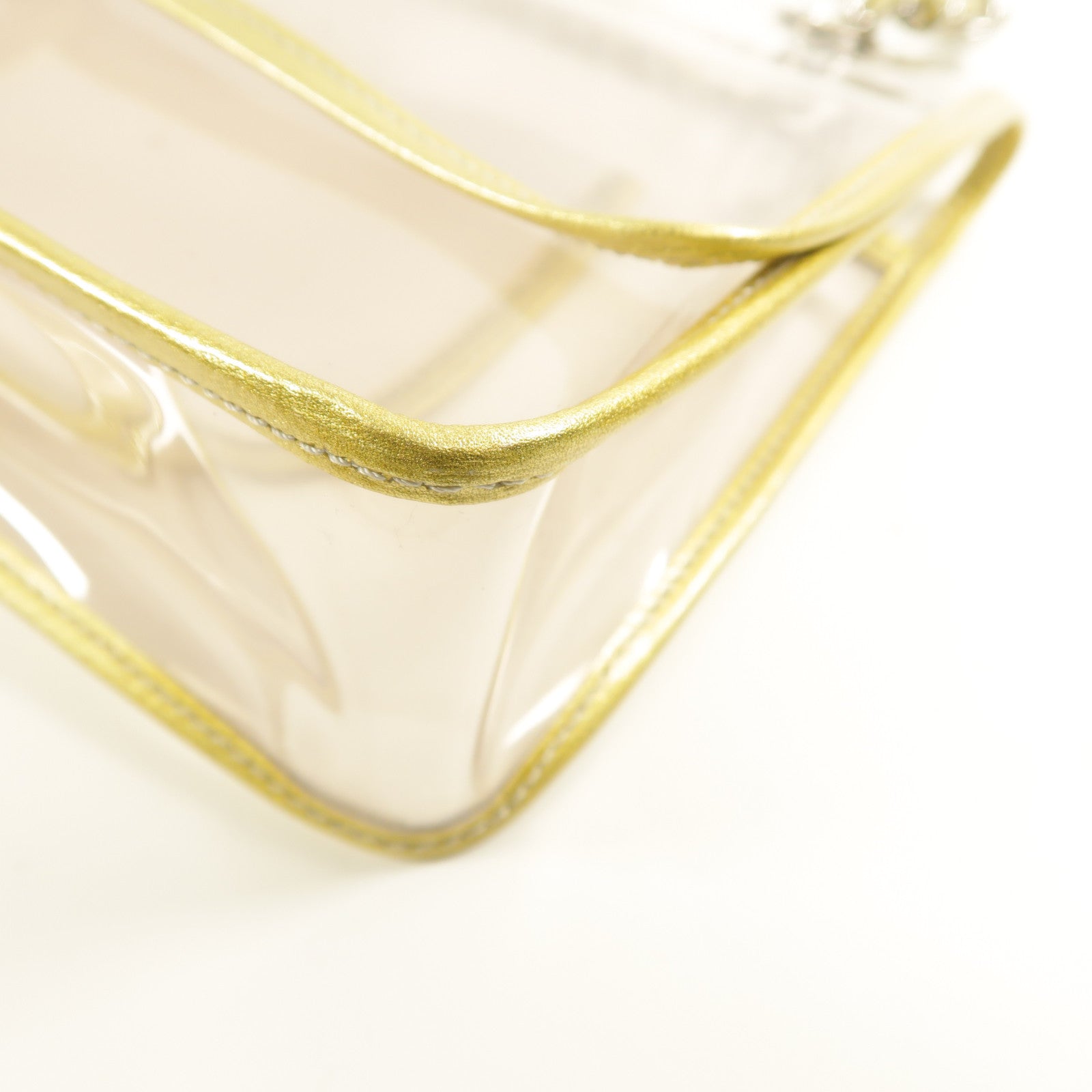 CHANEL PVC Chain Shoulder鏈帶肩背袋