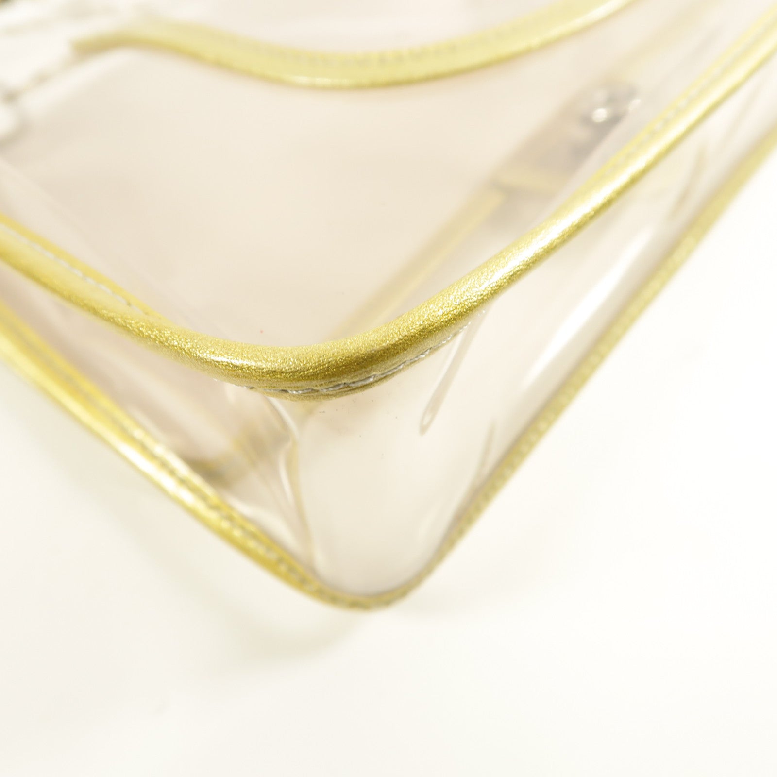 CHANEL PVC Chain Shoulder鏈帶肩背袋