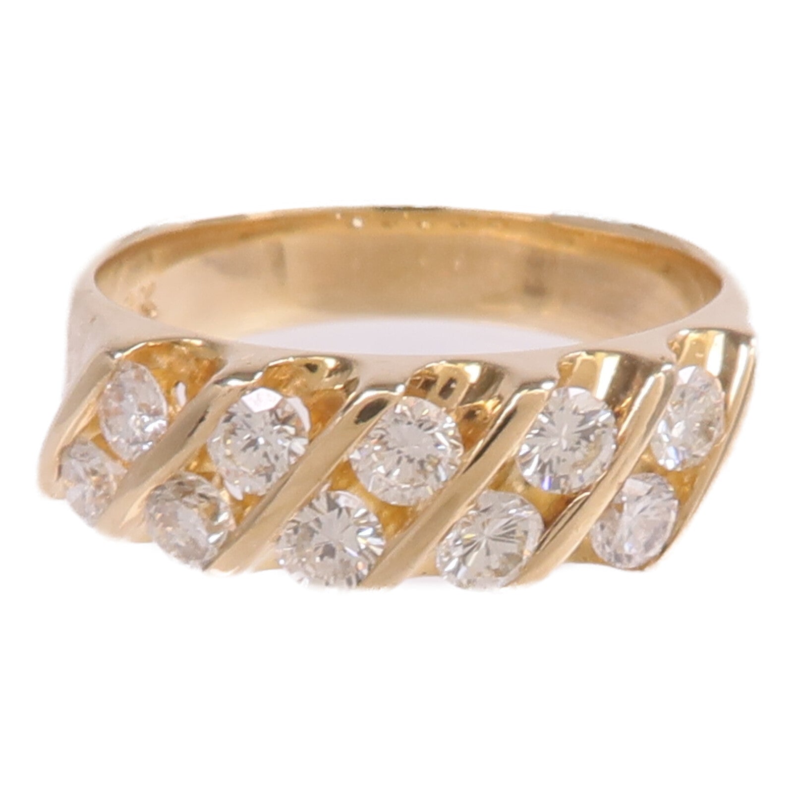 JEWELRY 18K黃金Diamond Ring鑽石戒指US#6.75