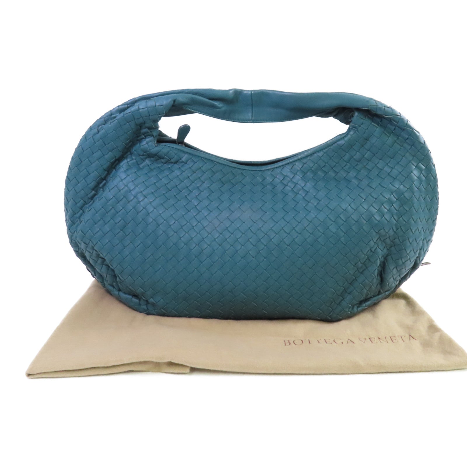 BOTTEGA VENETA 織紋皮革Intrecciato Shoulder Bag肩背袋綠色