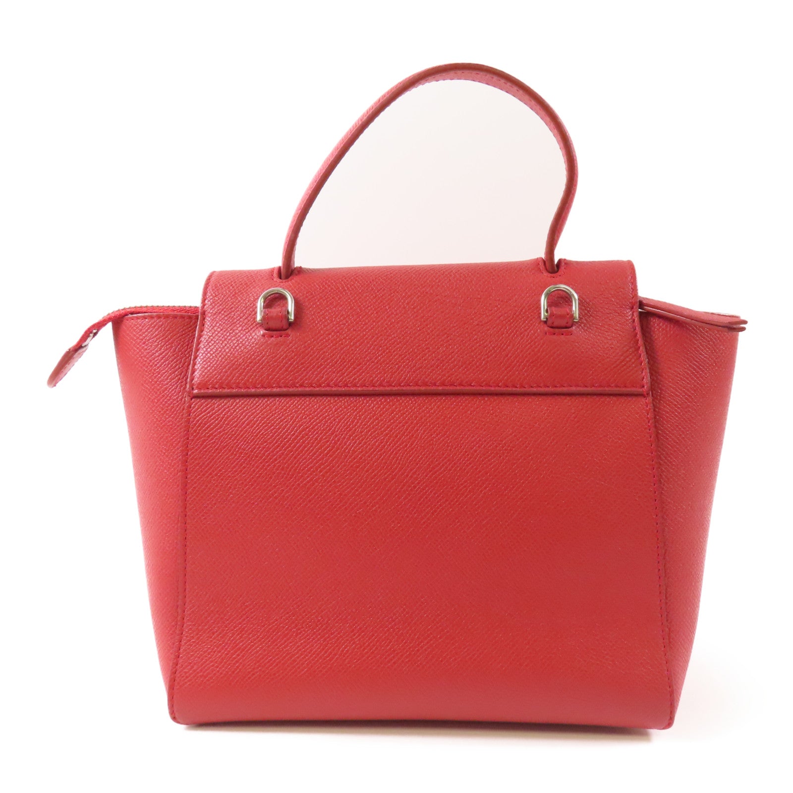 CELINE 牛皮皮革Belt Bag銀扣手挽肩背兩用袋