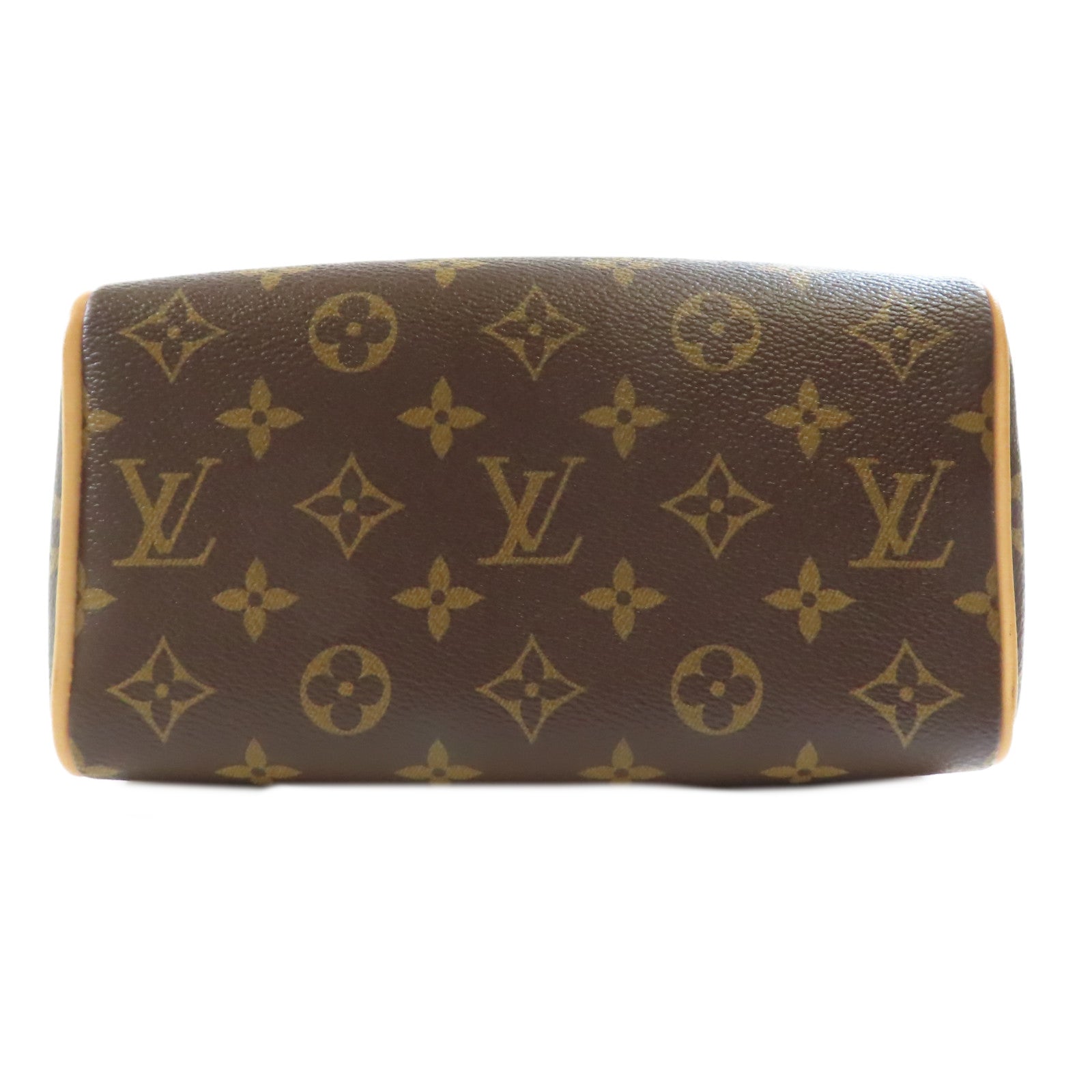 LOUIS VUITTON Monogram Speedy Bandouliere 20金扣手挽肩背兩用袋棕色