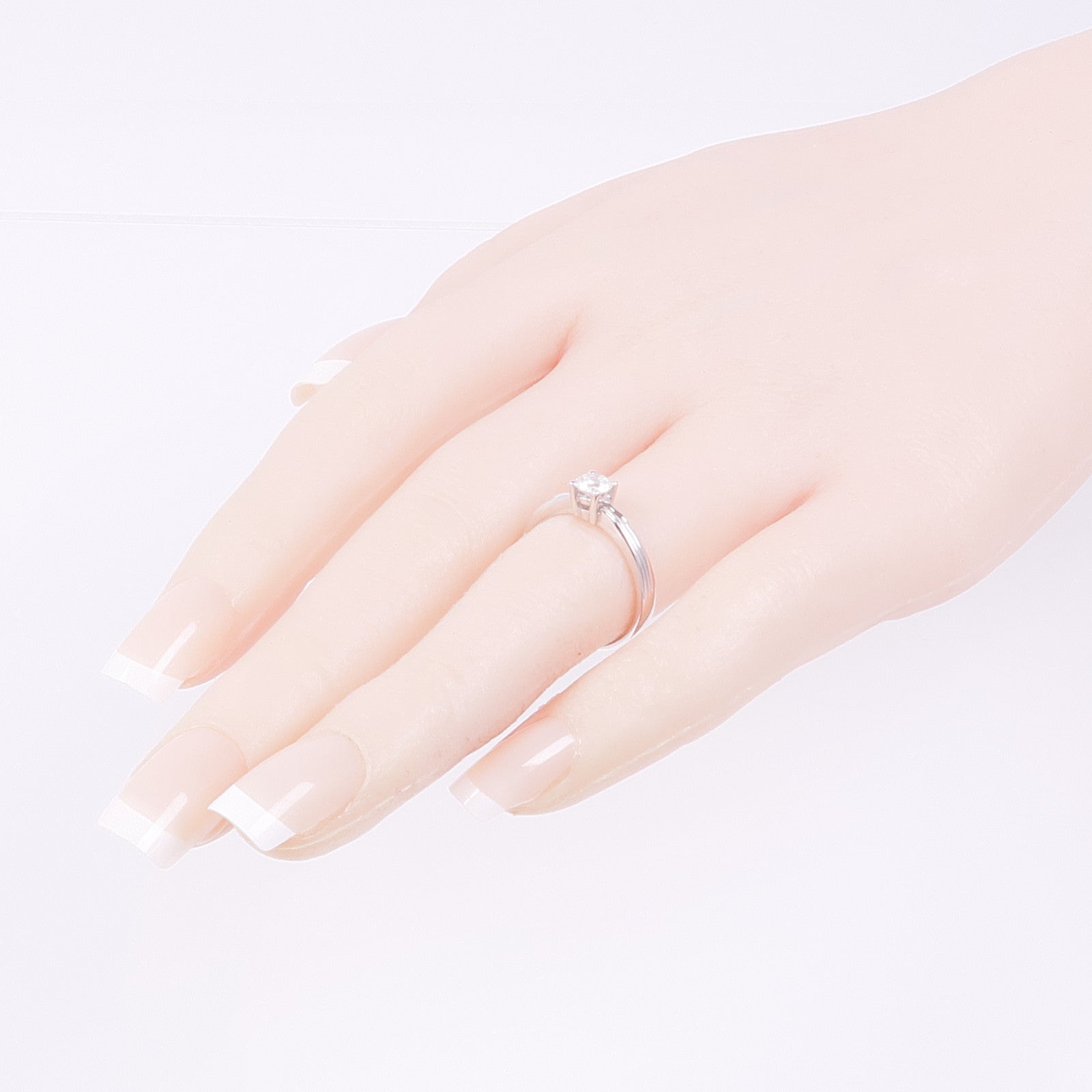 JEWELRY 【激減優惠】18K白金Diamond Ring鑽石戒指US#6.5