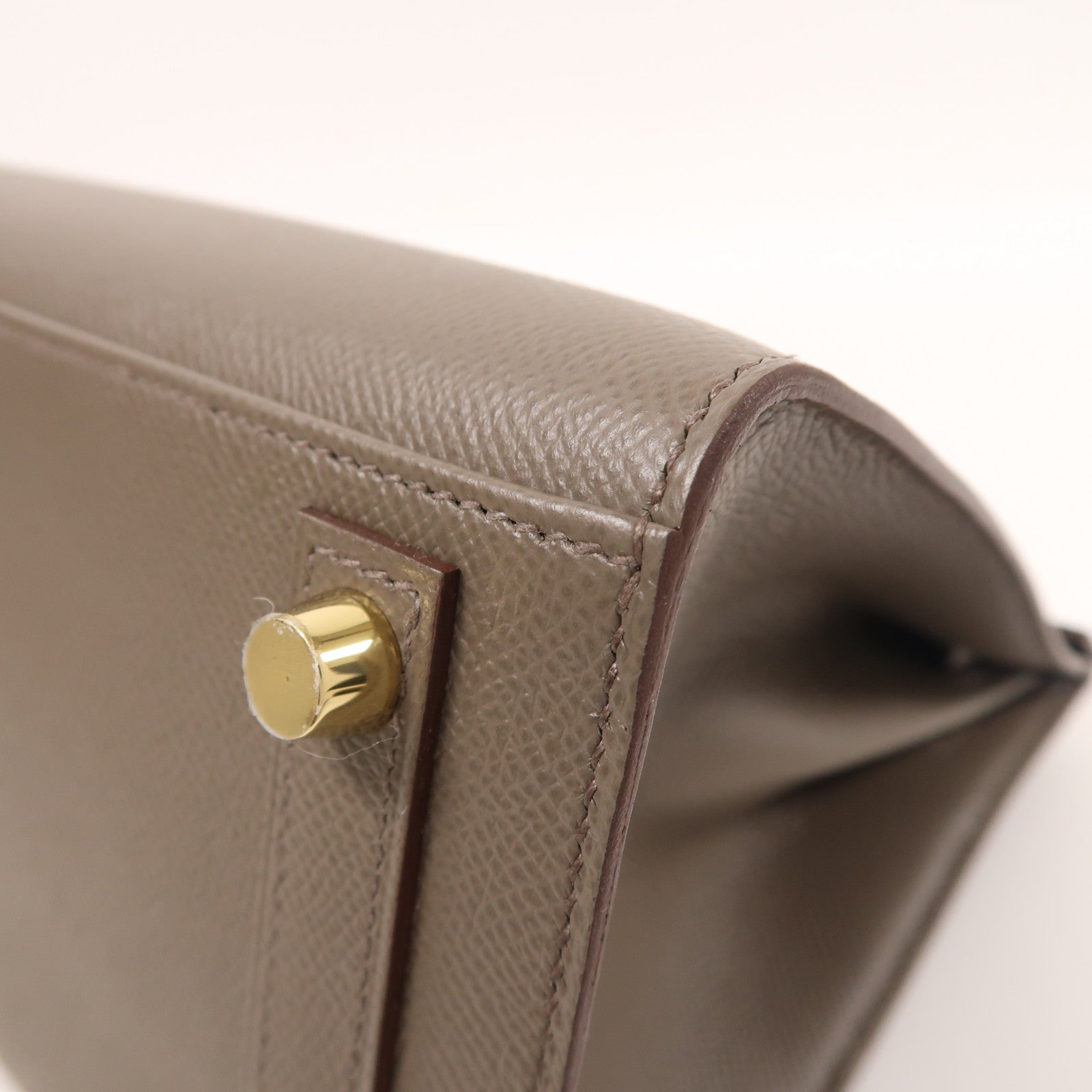 HERMES Epsom皮革Birkin 25金扣手挽袋