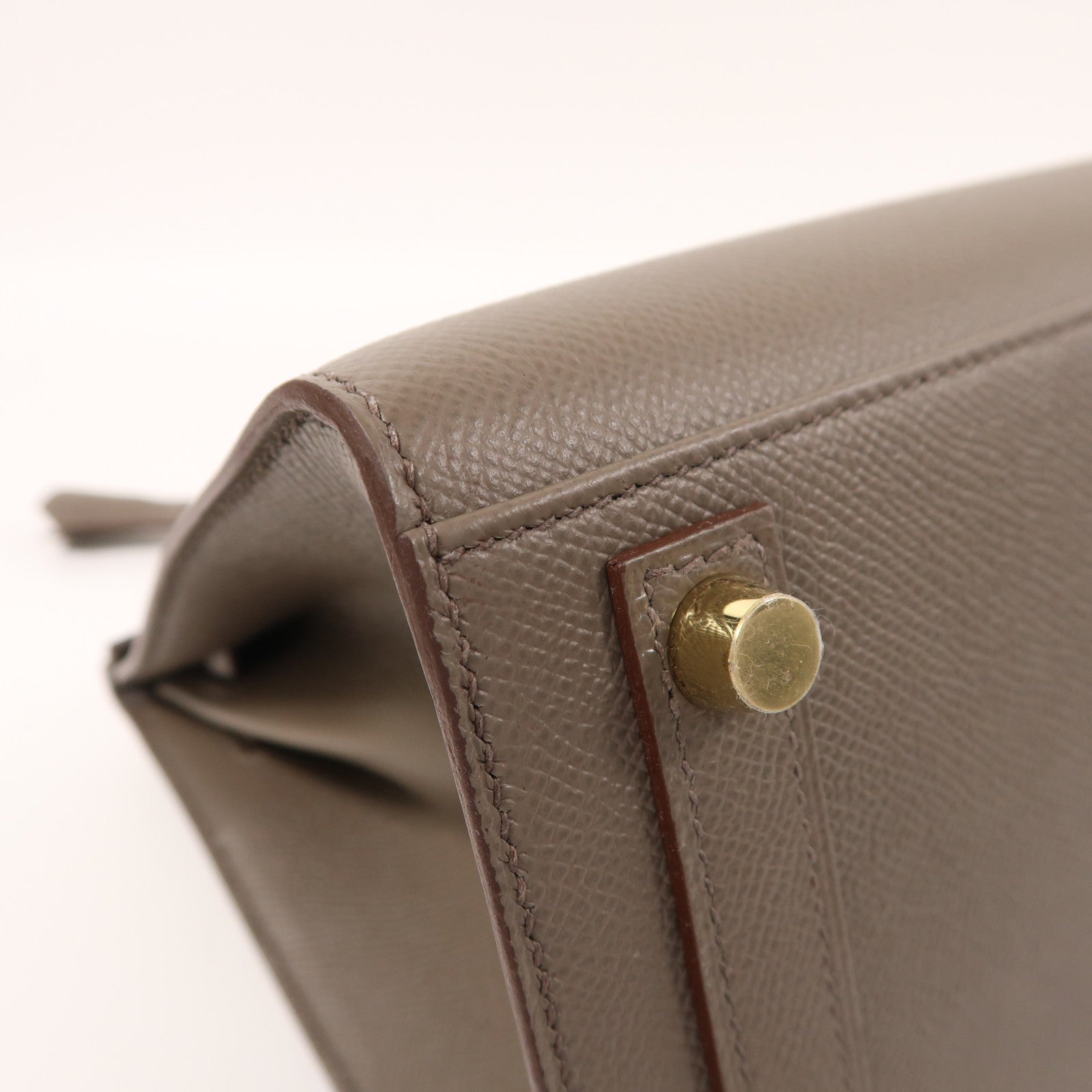 HERMES Epsom皮革Birkin 25金扣手挽袋