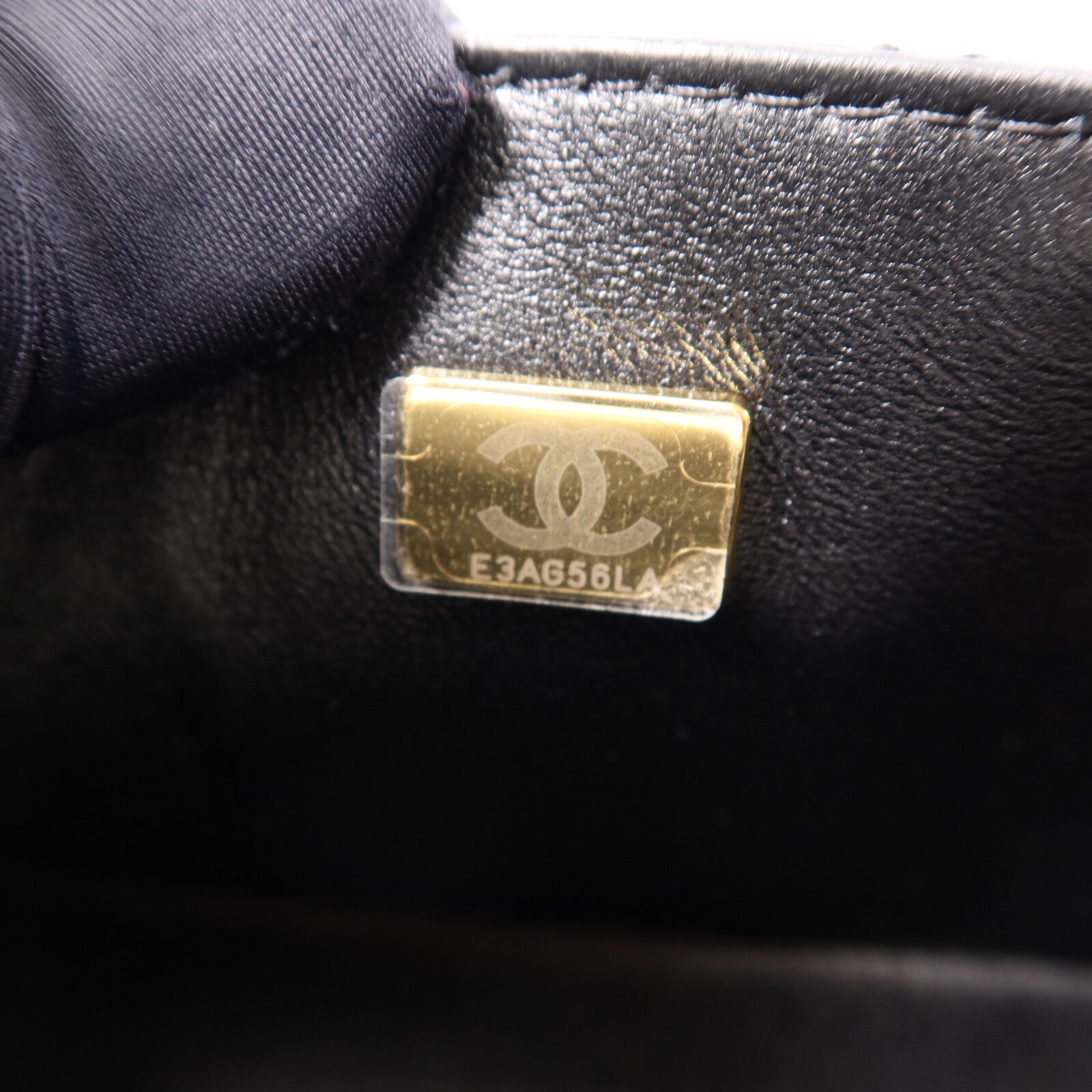 CHANEL 牛皮皮革Mini 2.55金扣鏈帶肩背袋