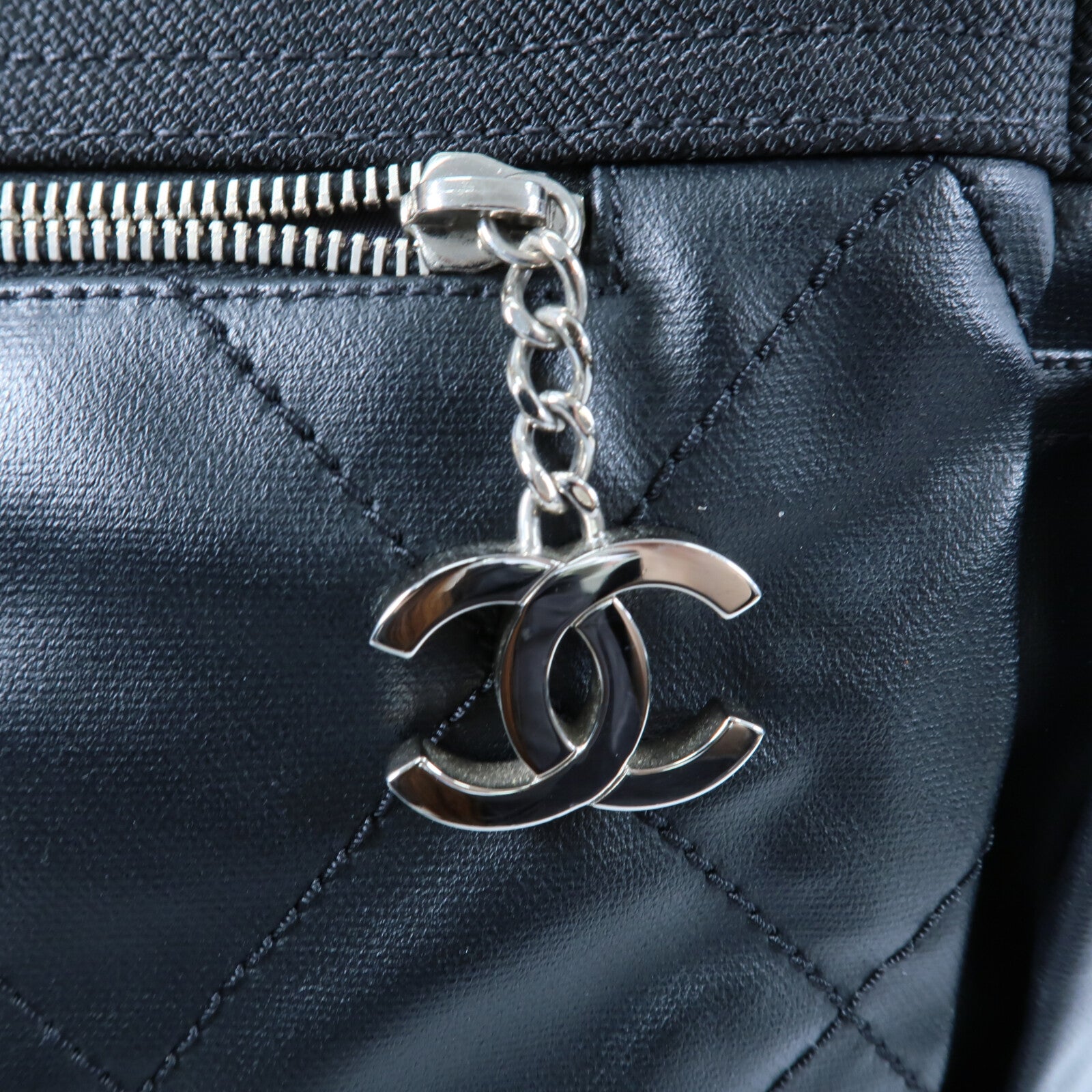 CHANEL 牛皮皮革/尼龍Paris Biaritz Tote手挽袋