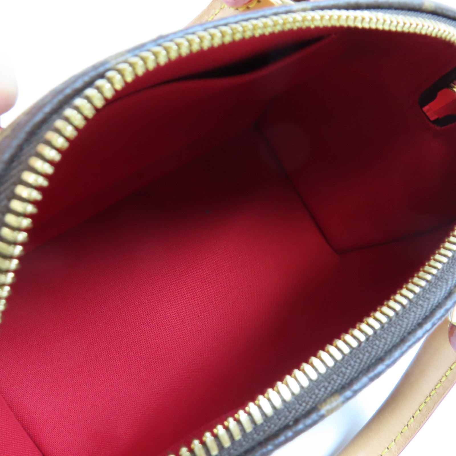 LOUIS VUITTON Monogram Speedy Bandouliere 20金扣手挽肩背兩用袋棕色
