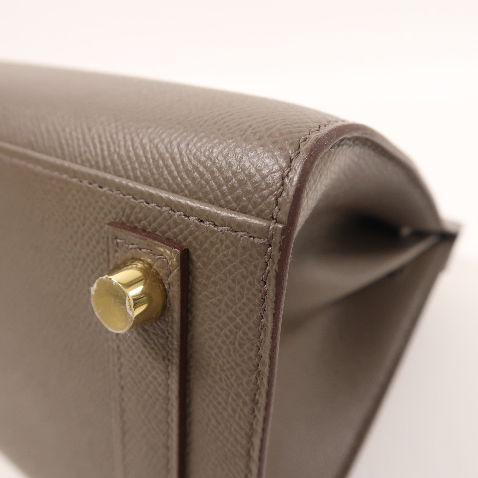 HERMES Epsom皮革Birkin 25金扣手挽袋