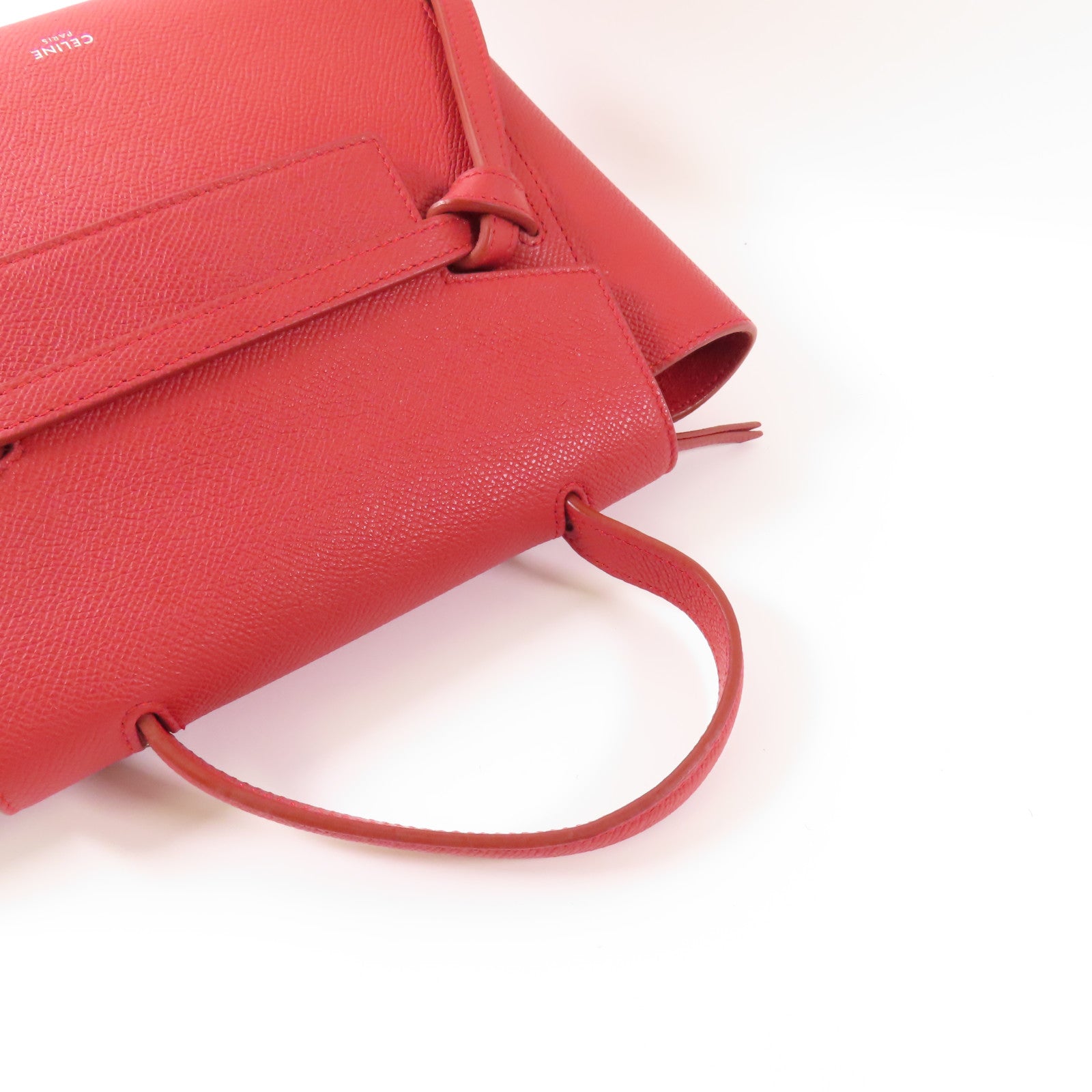 CELINE 牛皮皮革Belt Bag銀扣手挽肩背兩用袋