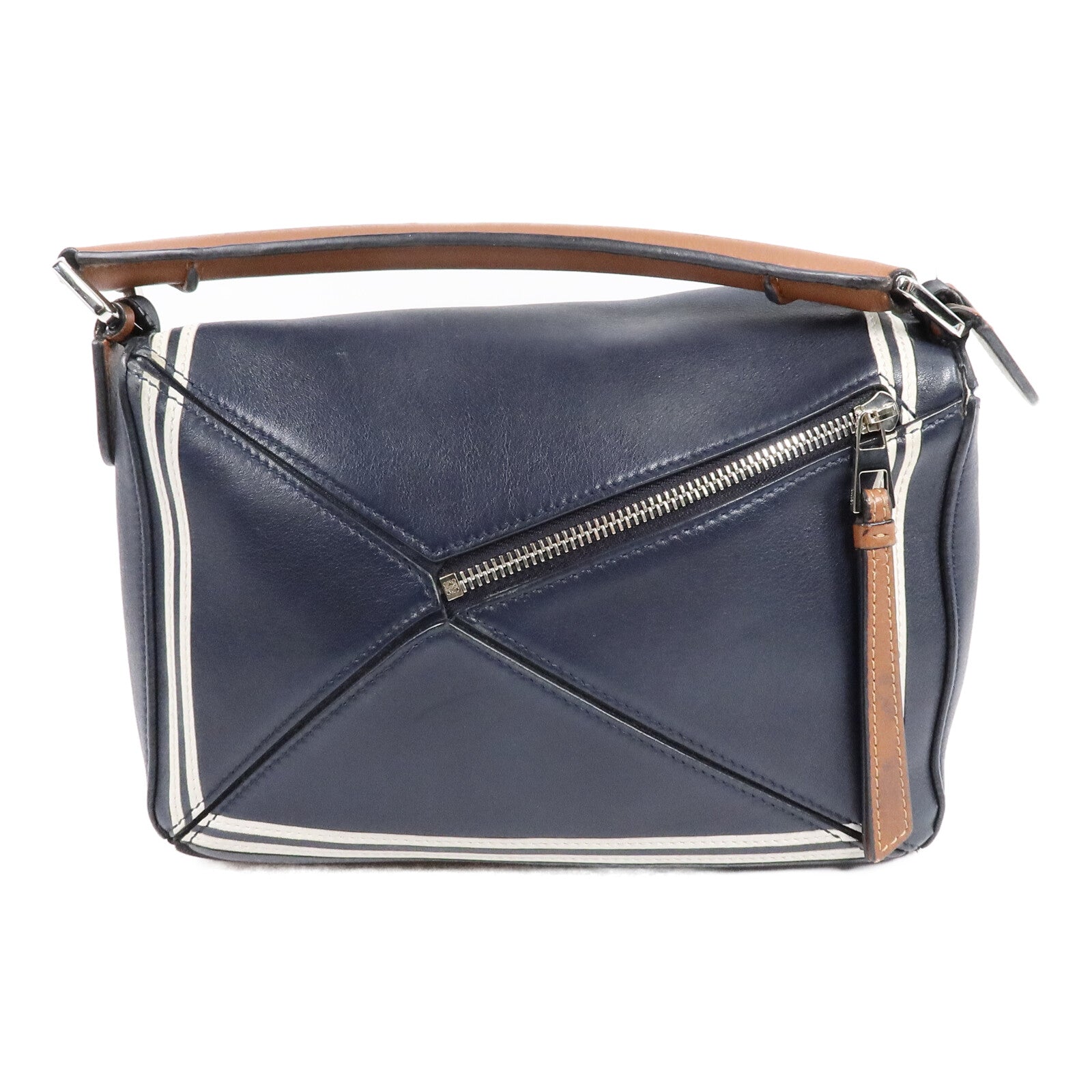 LOEWE 牛皮皮革Puzzle Small手挽肩背兩用袋