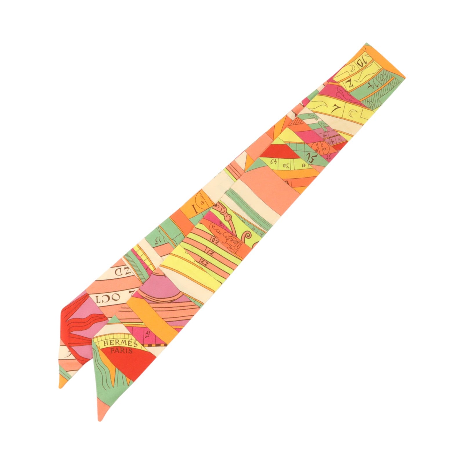 HERMES 絲質Twilly絲巾