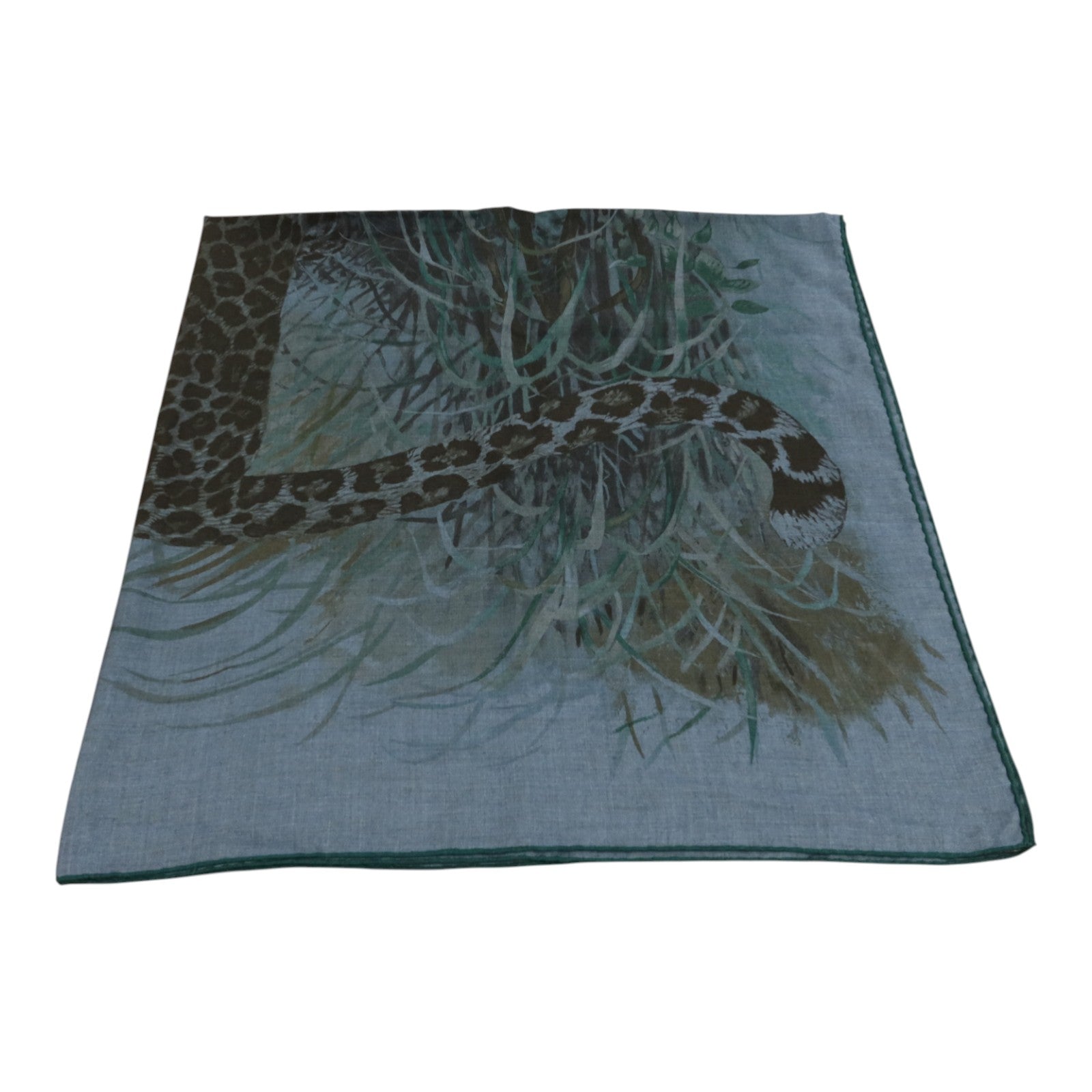 HERMES 羊絨/絲質Scarf 140x140圍巾