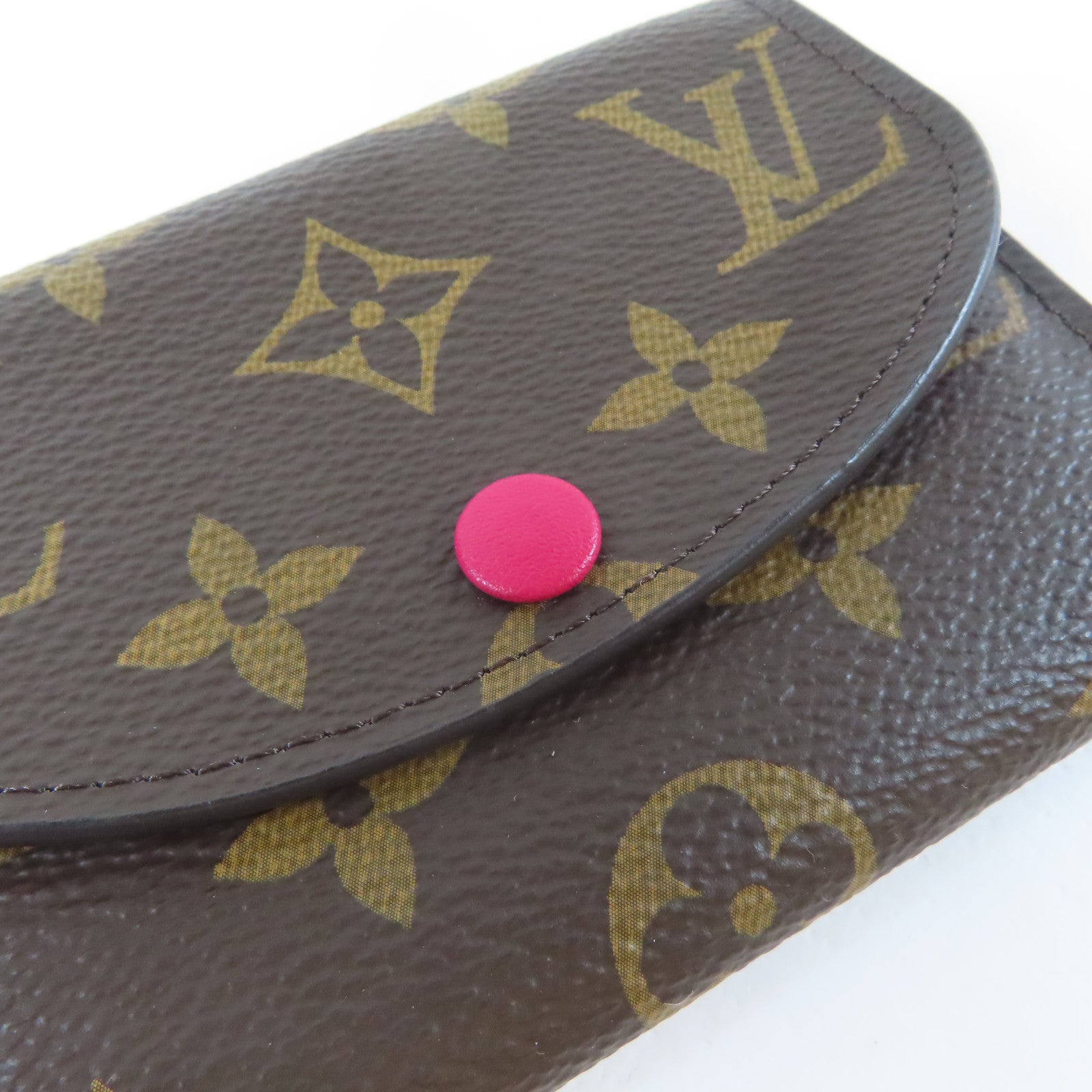 LOUIS VUITTON Monogram Rosalie Coin Purse金扣零錢包啡色