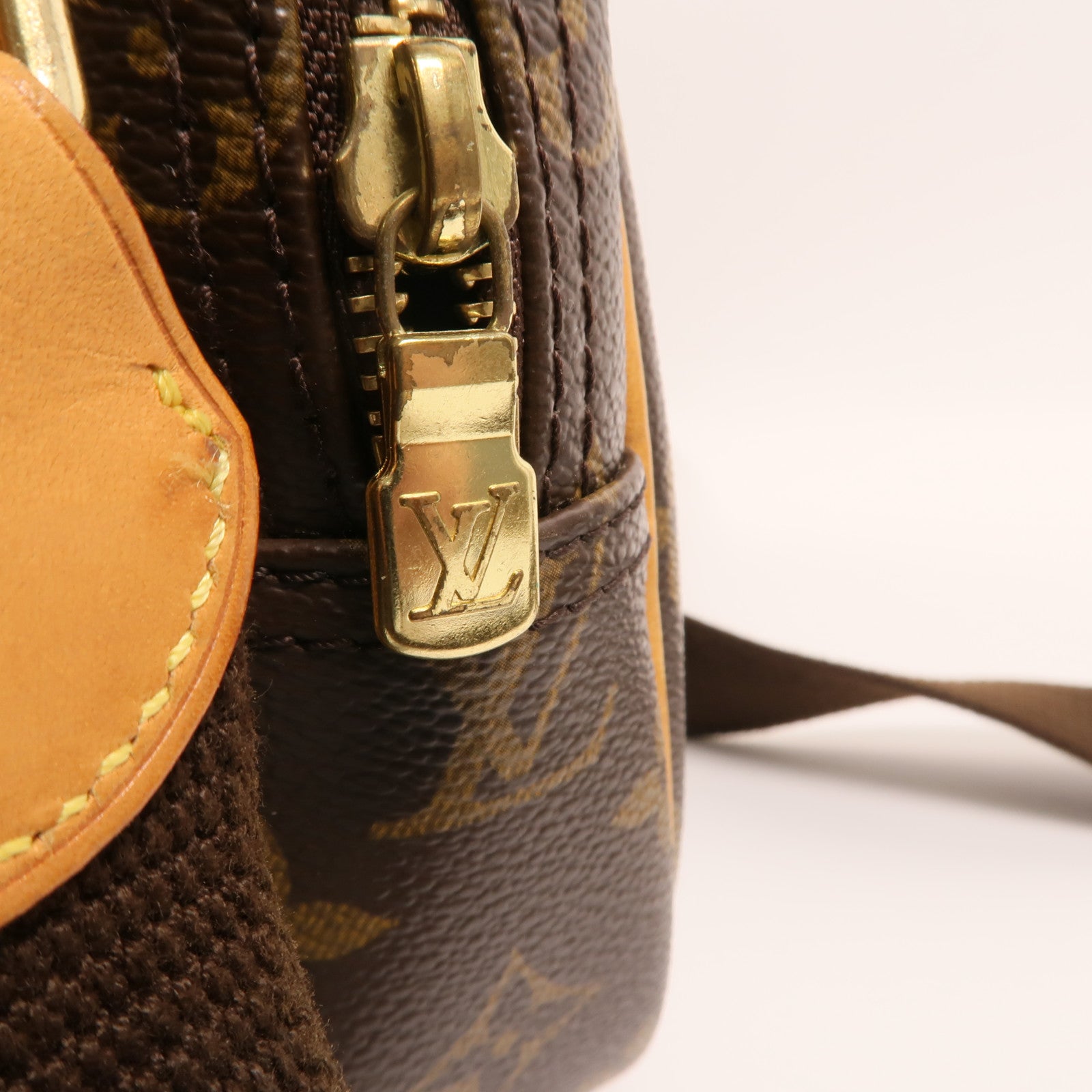 LOUIS VUITTON Monogram Reporter PM金扣肩背袋