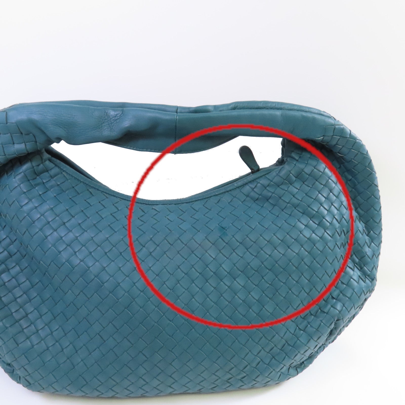 BOTTEGA VENETA 織紋皮革Intrecciato Shoulder Bag肩背袋綠色