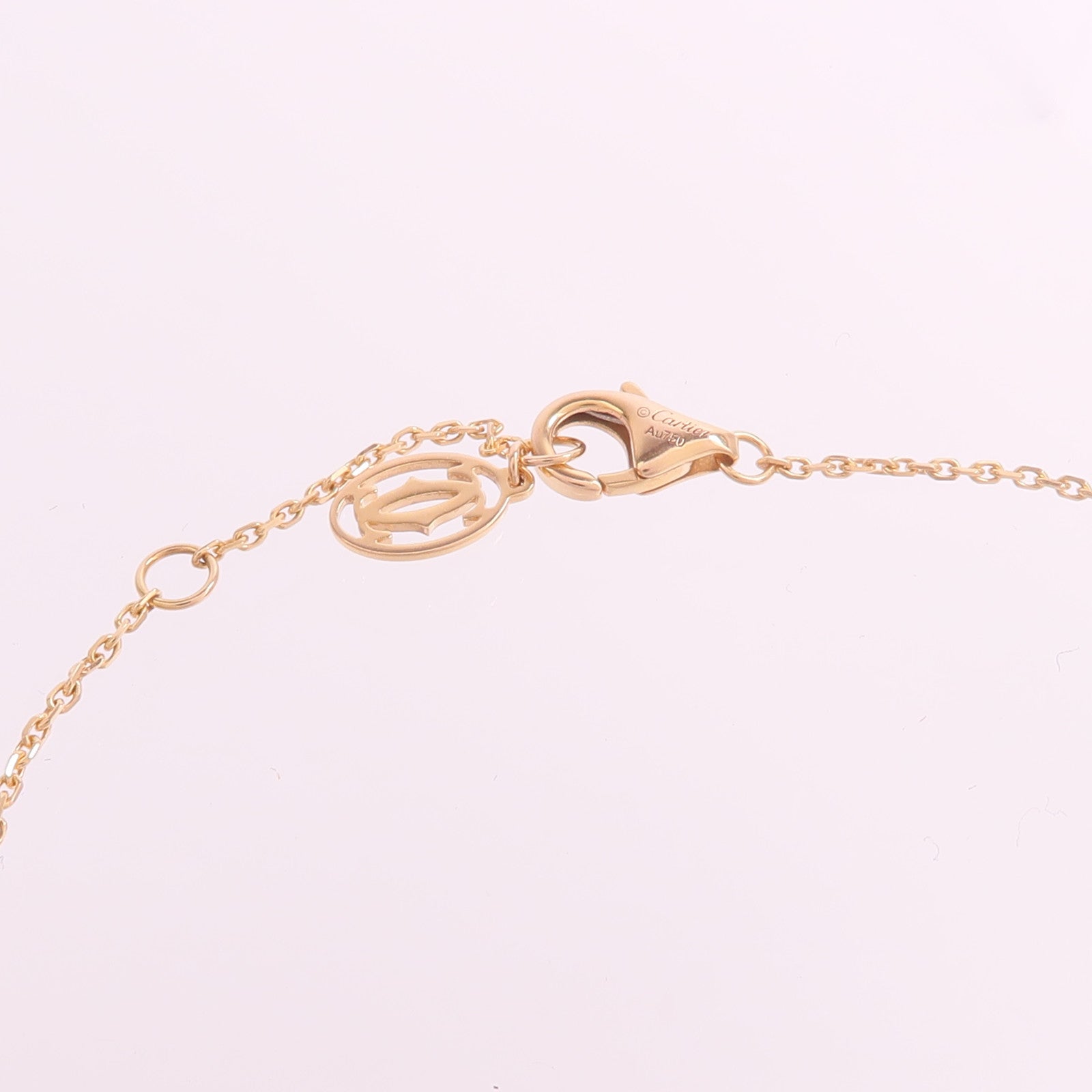 CARTIER 18K玫瑰金d'amour Mini Bracelet鑽石手鏈