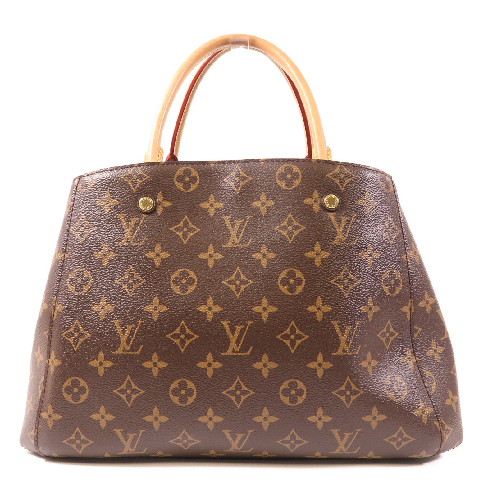 LOUIS VUITTON Monogram Montaigne MM金扣手挽肩背兩用袋