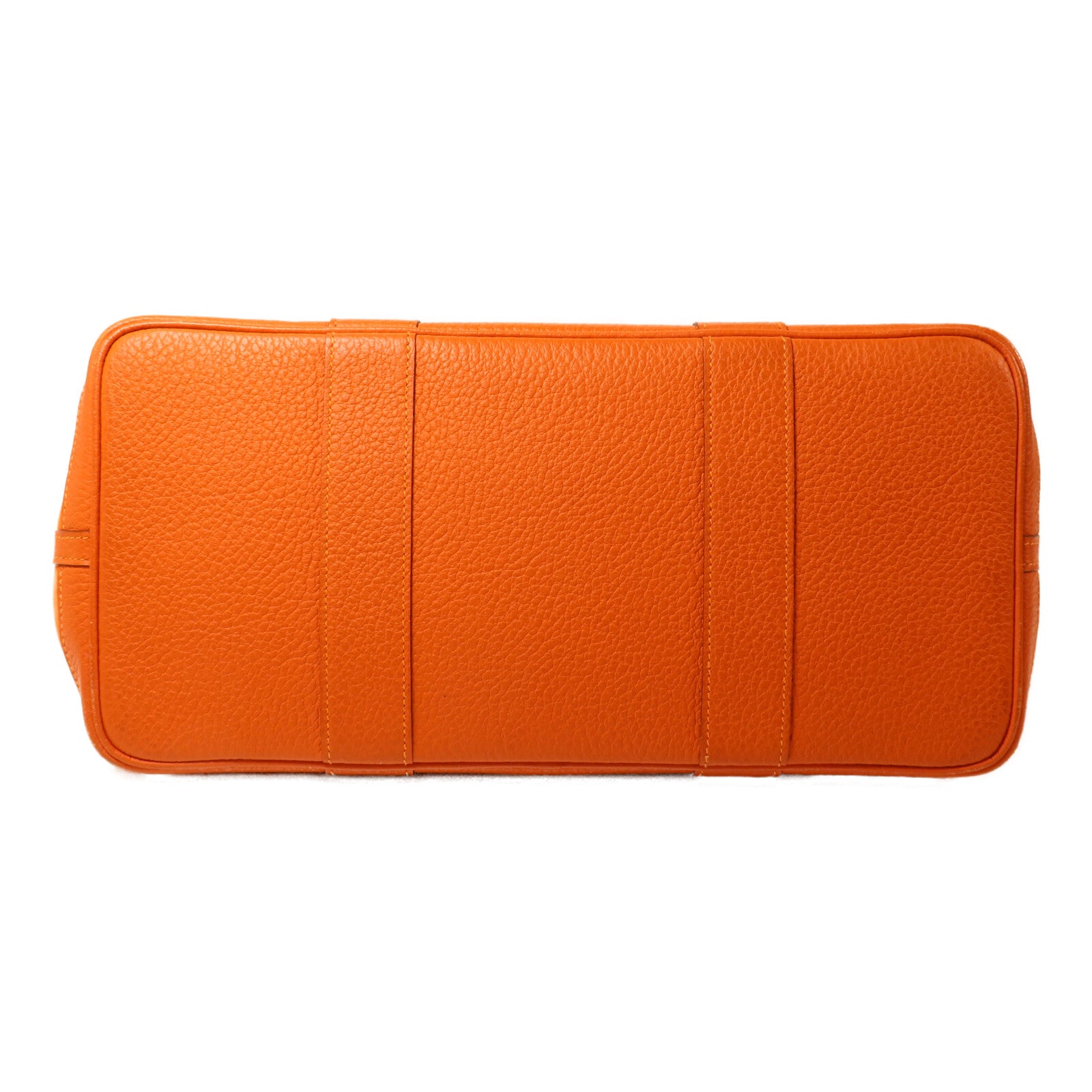 HERMES 帆布Garden Party PM手挽袋Orange