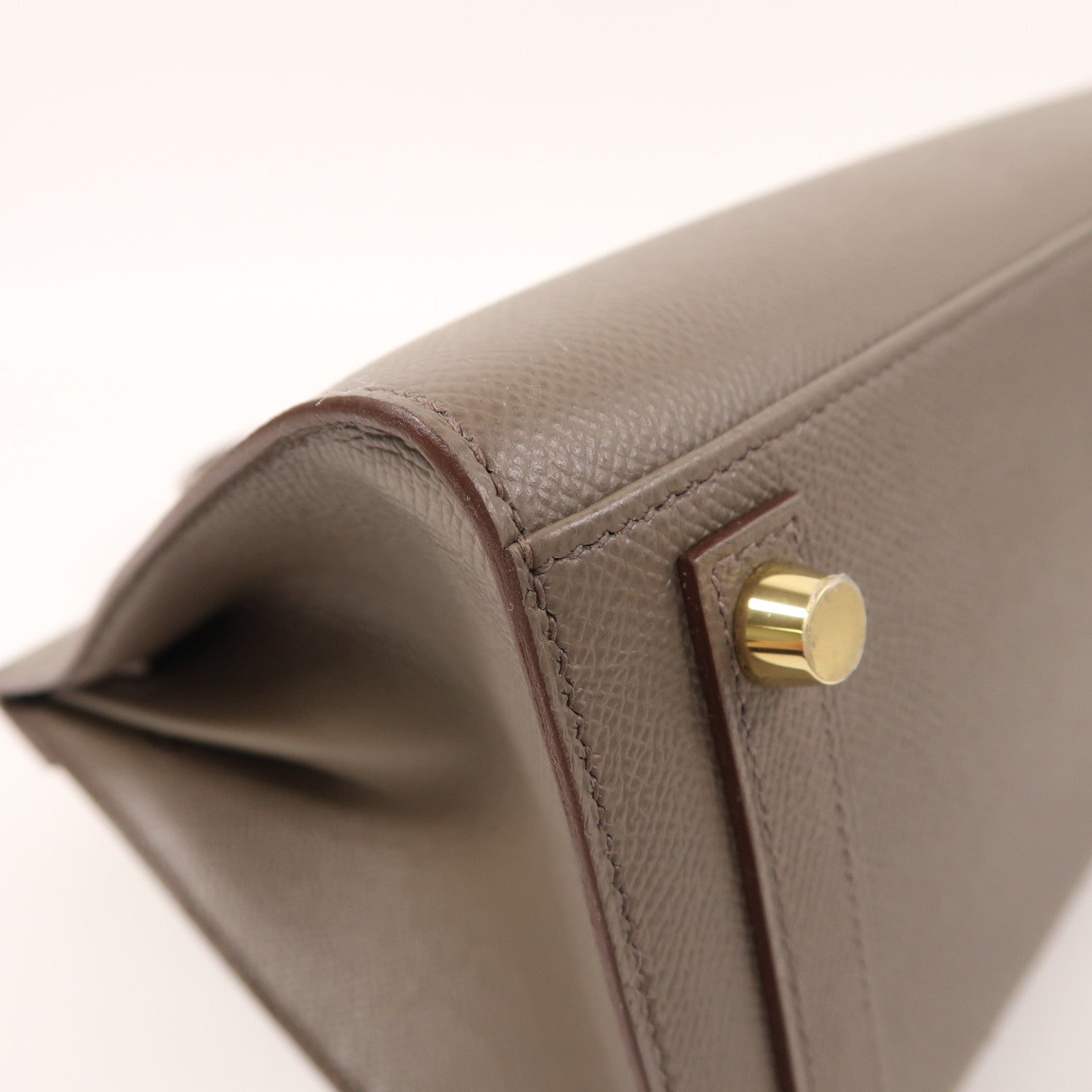 HERMES Epsom皮革Birkin 25金扣手挽袋